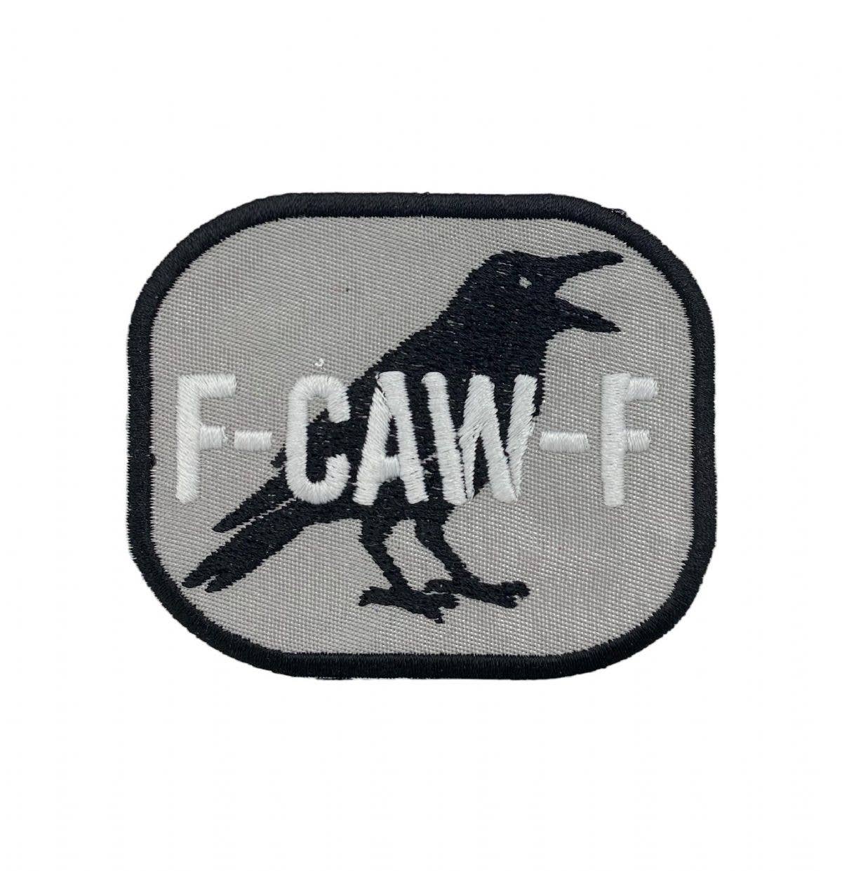 Wholesale Applique - F-CAW-F Crow, Fuck Off Humor, Sarcasm, Iron on Patch