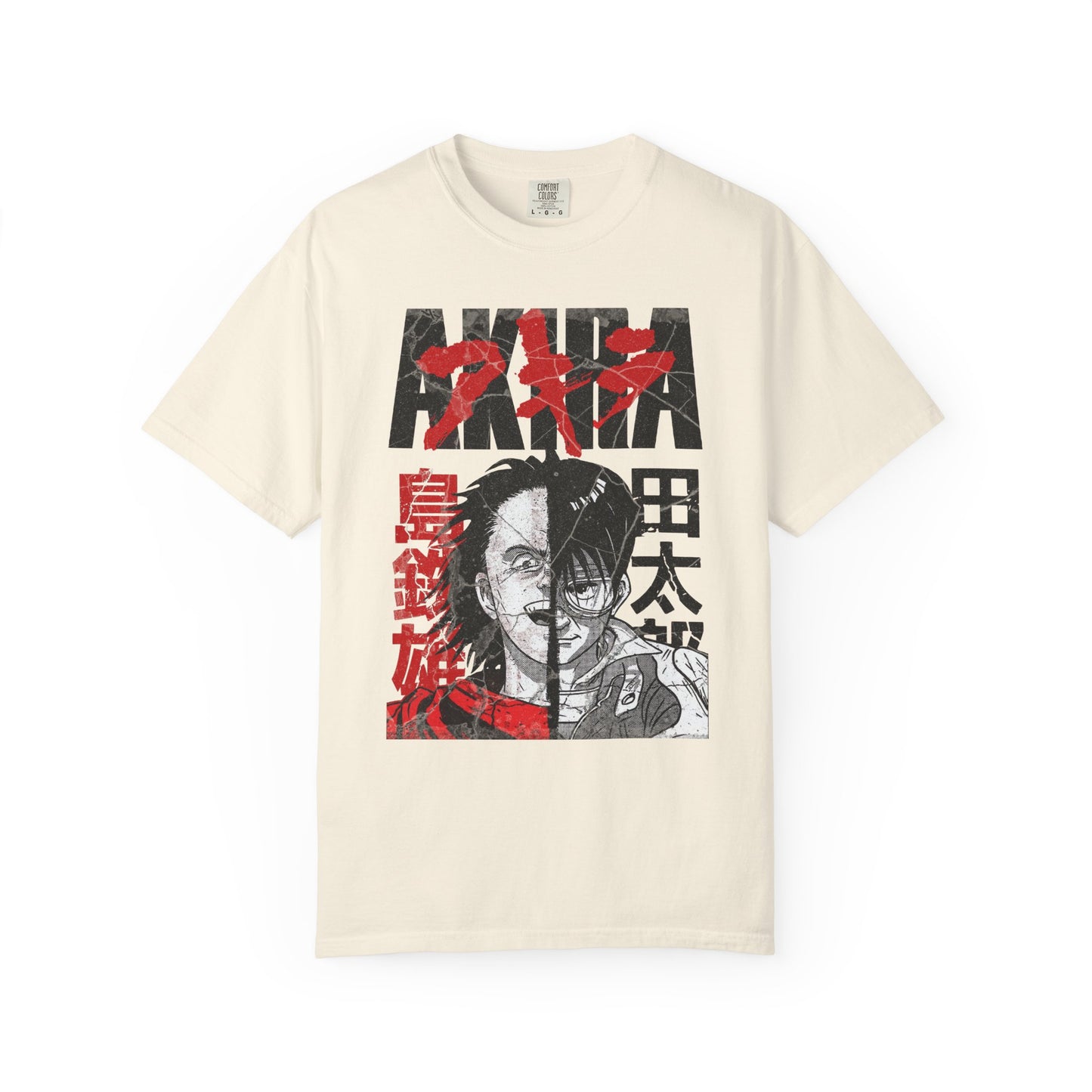 Unique Akira "Tetsuo vs Kaneda" Vintage Anime T-shirt.