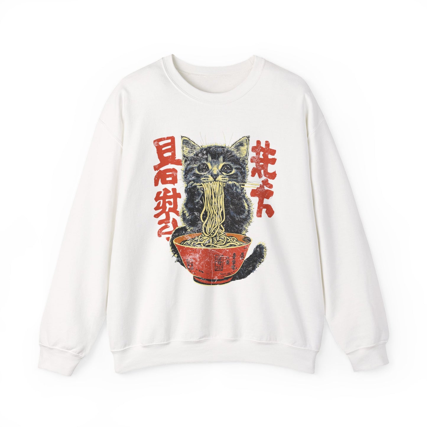 Cat Noodle Lover Crewneck Sweatshirt