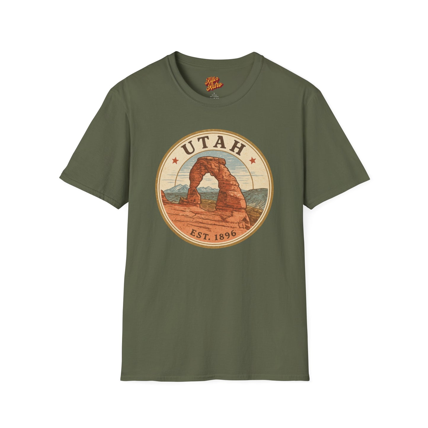 Vintage Utah Graphic T-Shirt for Nature Lovers