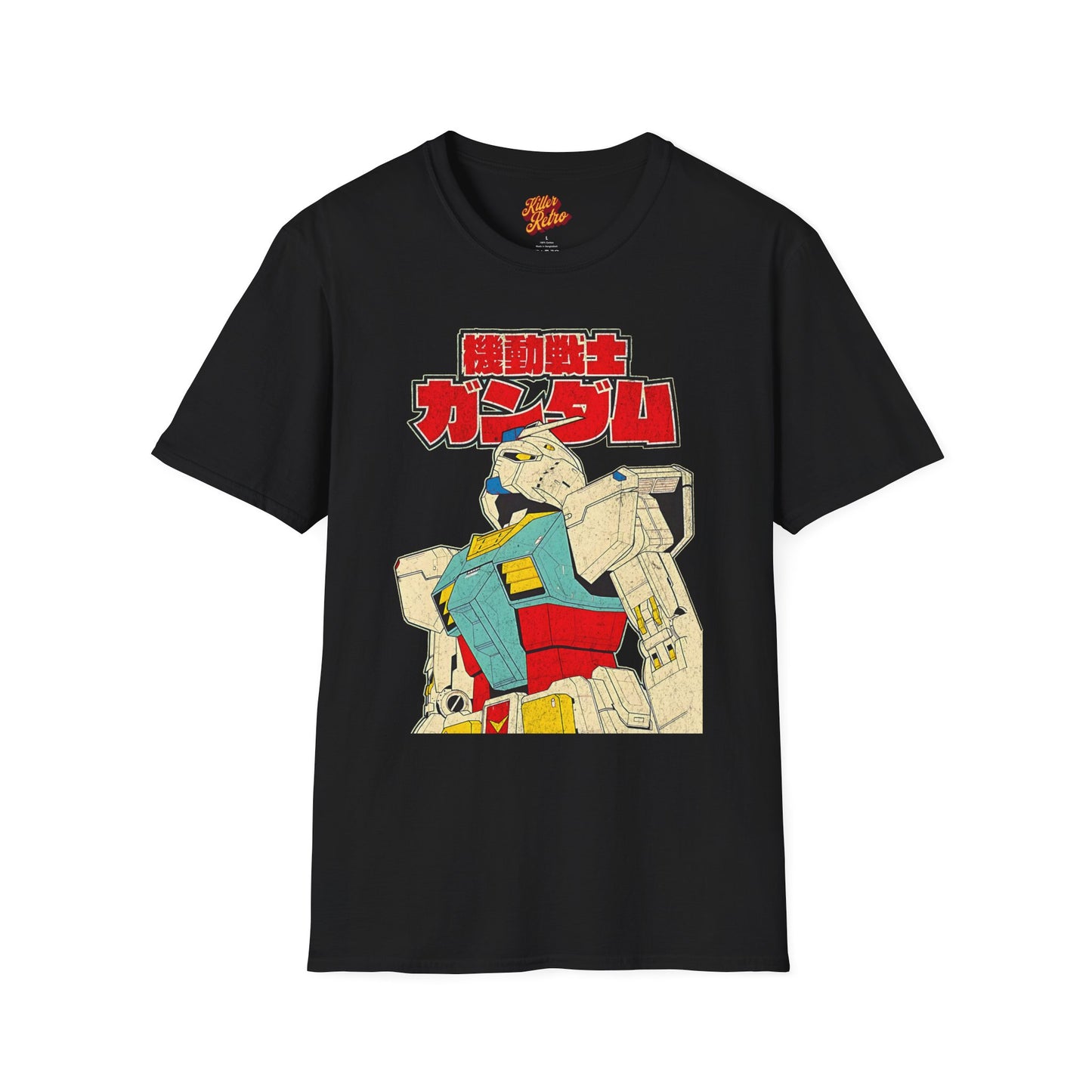 Vintage Mobile Suit Gundam Tee - Retro Japanese Anime T-shirt