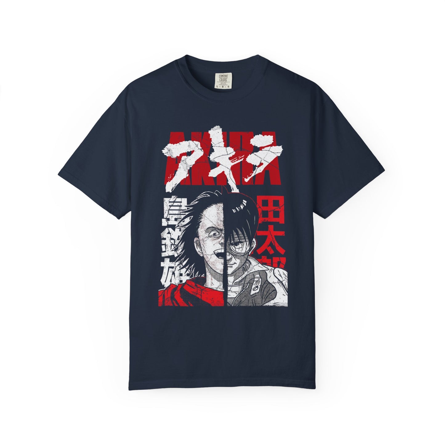 Unique Akira "Tetsuo vs Kaneda" Vintage Anime T-shirt.