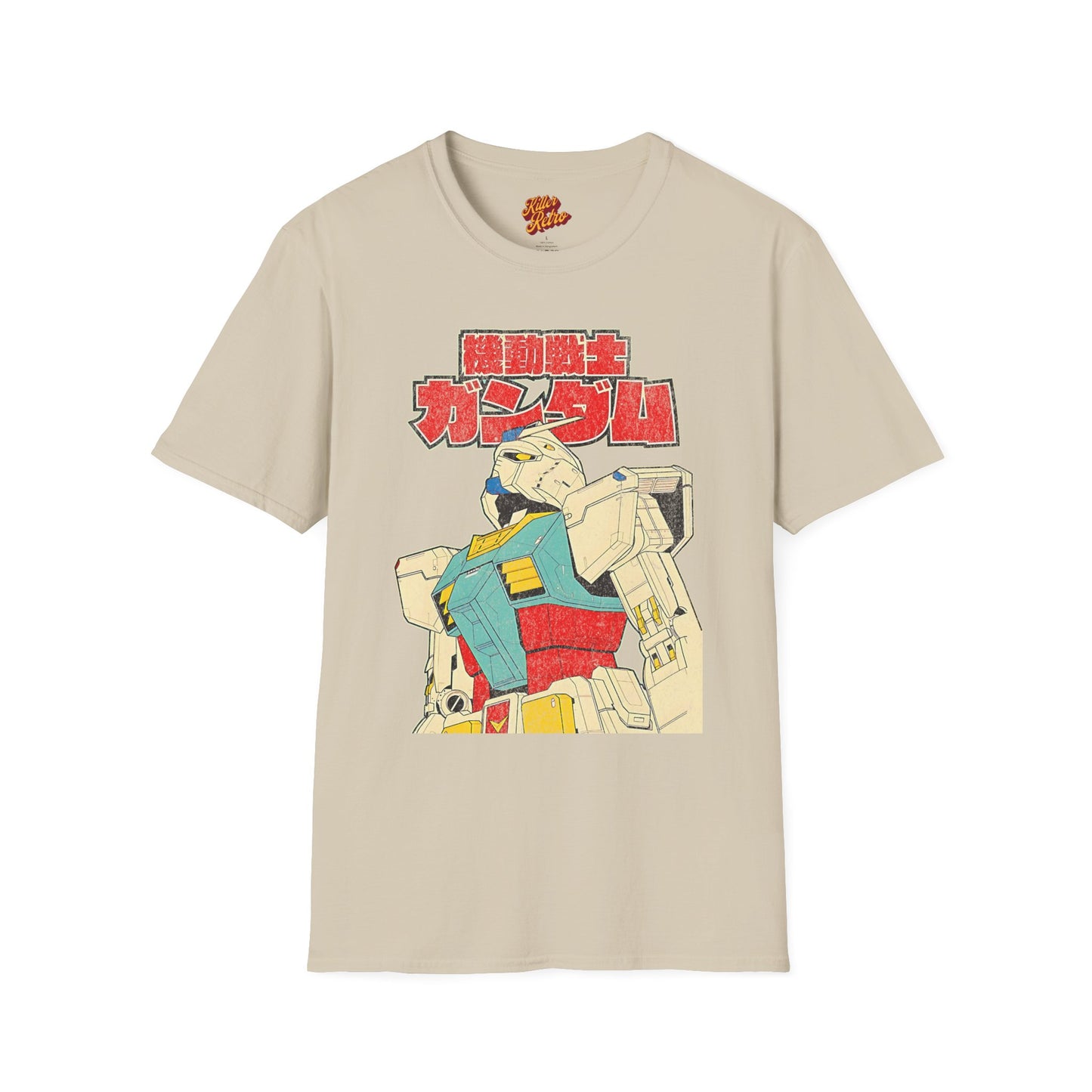 Vintage Mobile Suit Gundam Tee - Retro Japanese Anime T-shirt