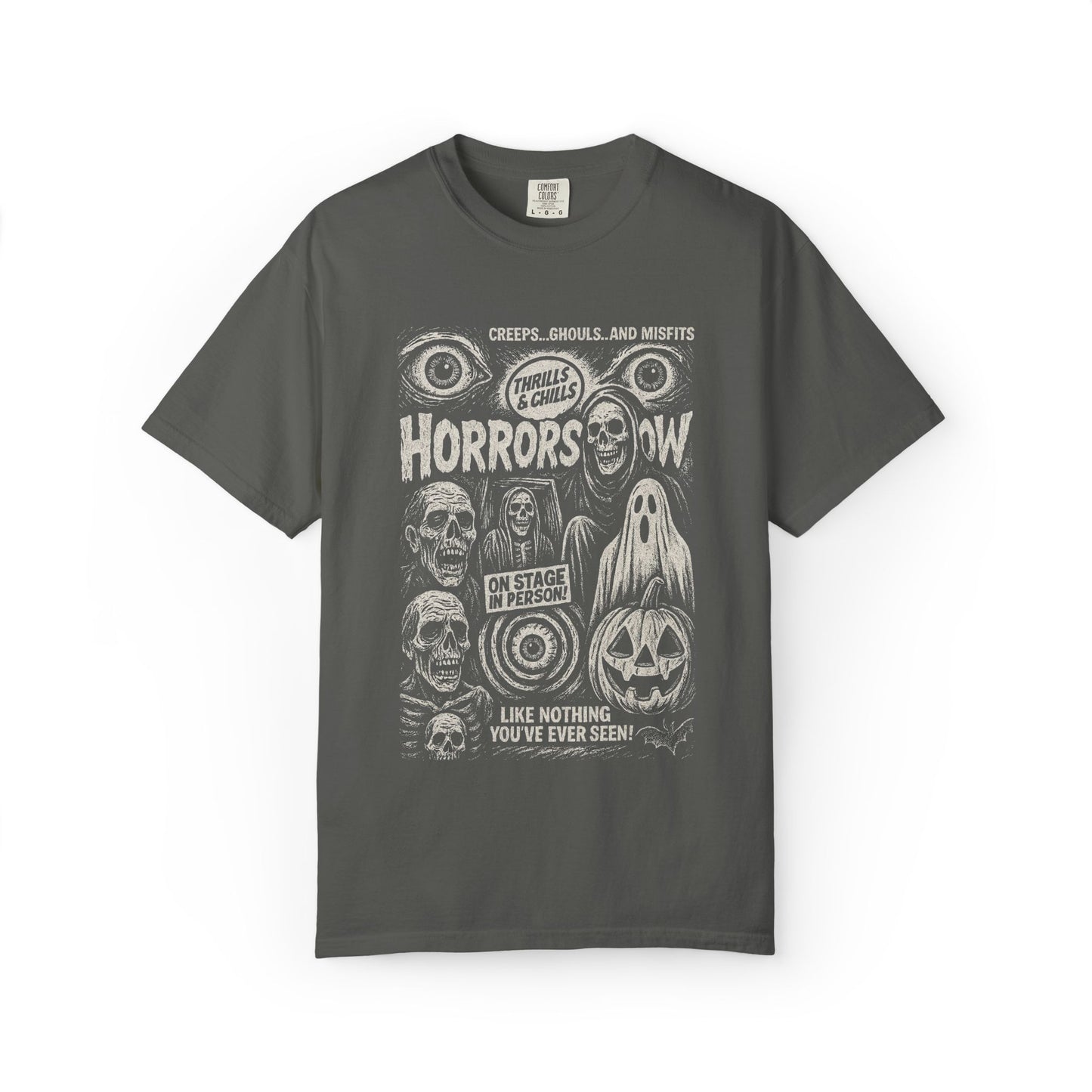 Horror Show Vintage Graphic Tee, Unisex Halloween Shirt