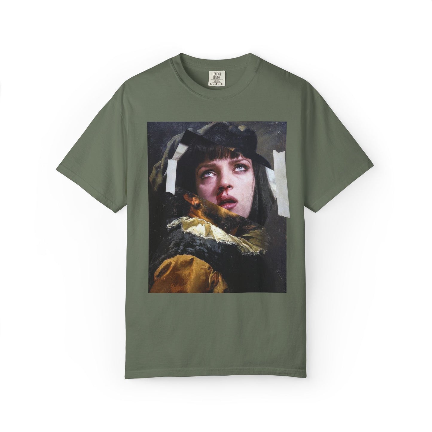 Vintage Renaissance Pul Fiction Mashup T-shirt