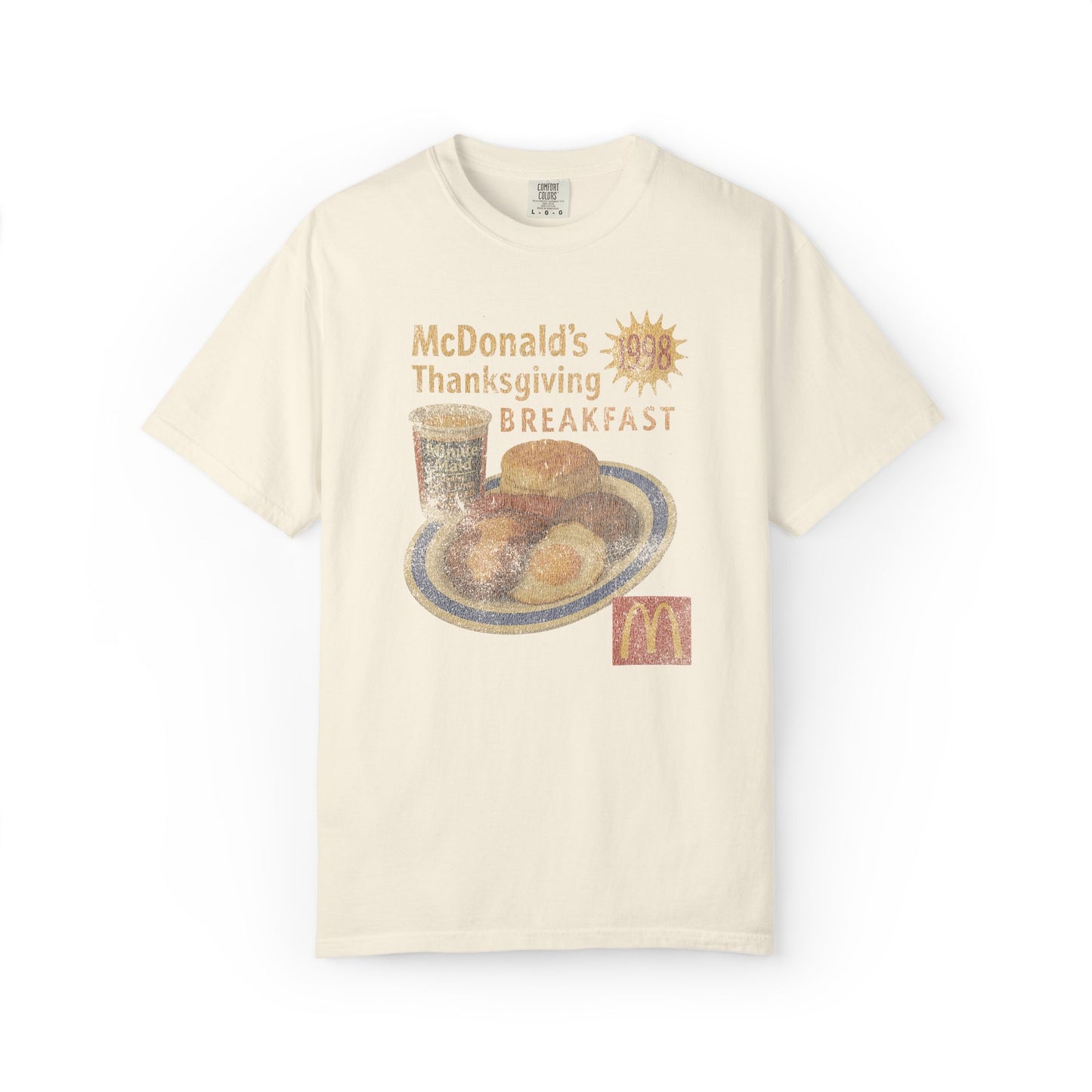 Vintage 1998 Mc Donals Thanksgiving Breakfast T-Shirt