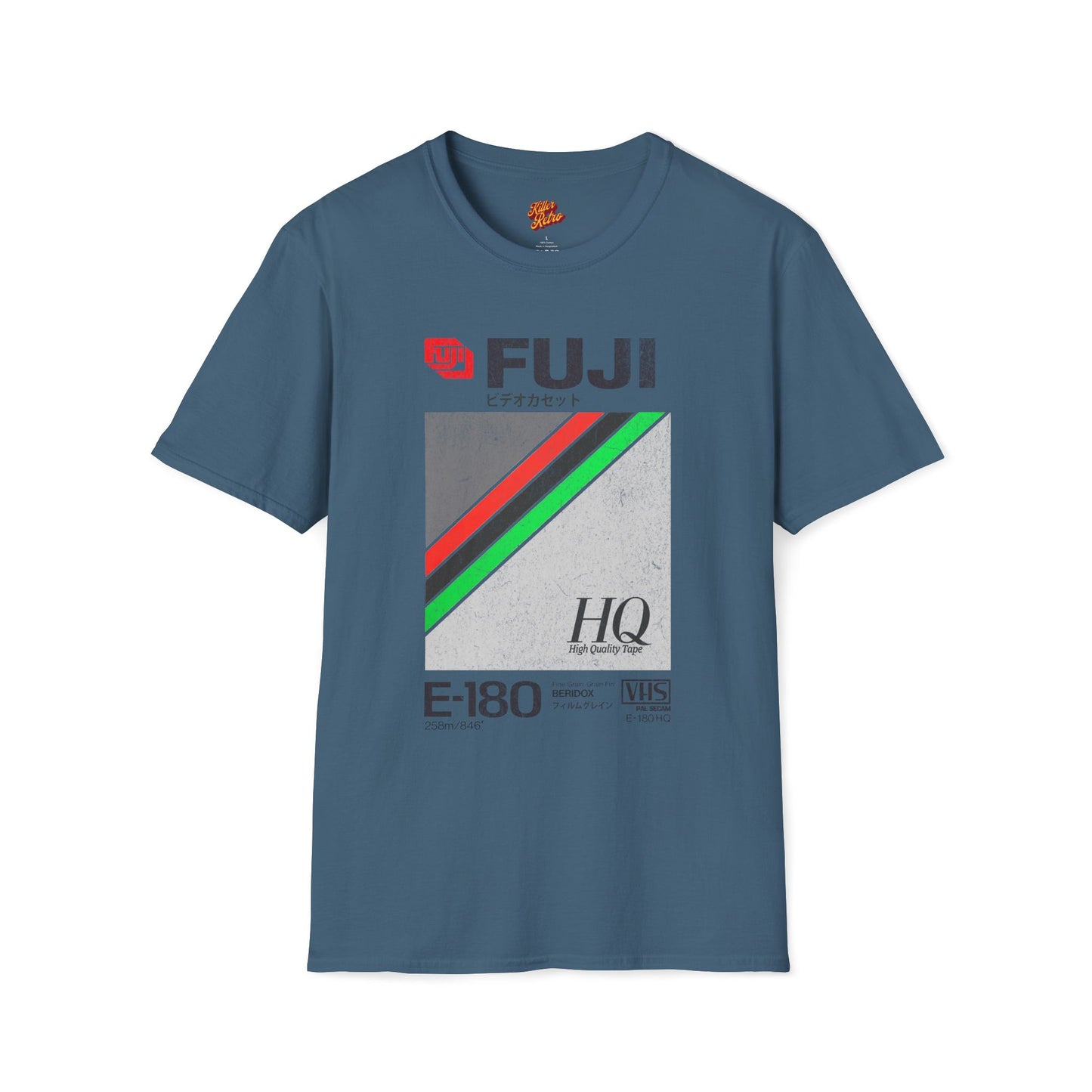Retro 80's Fuji VHS Tape Unisex Soft-style T-Shirt