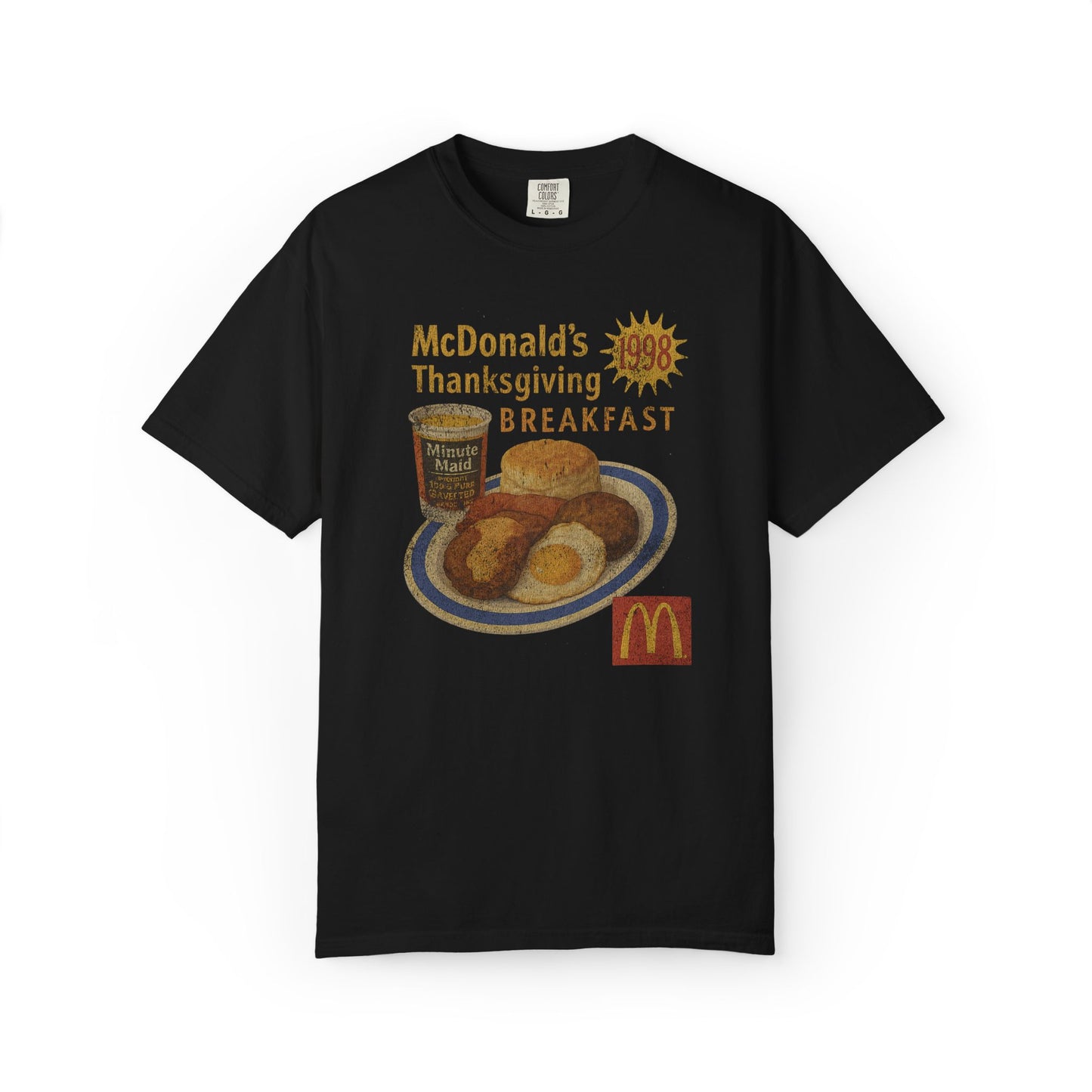 Vintage 1998 Mc Donals Thanksgiving Breakfast T-Shirt
