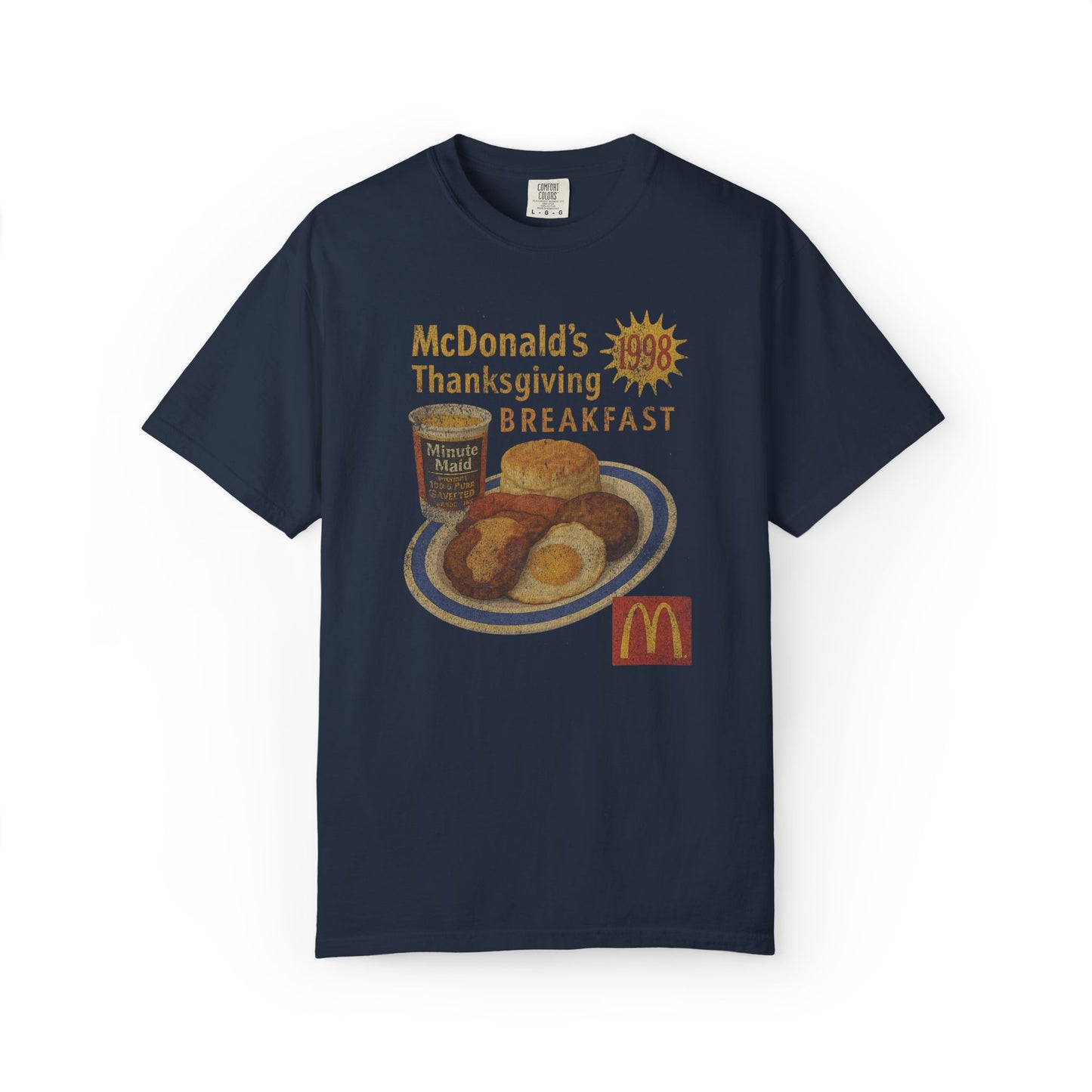 Vintage 1998 Mc Donals Thanksgiving Breakfast T-Shirt