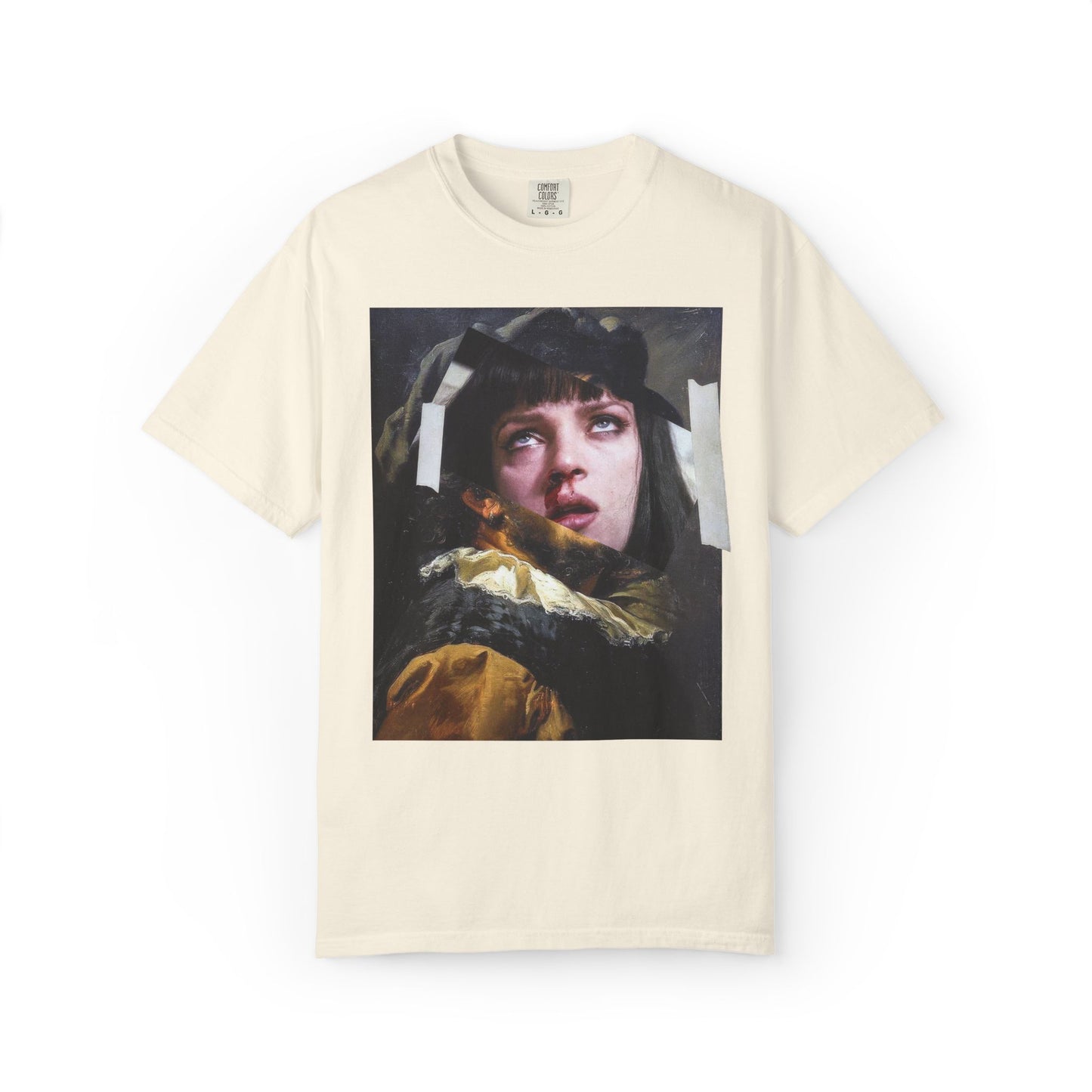 Vintage Renaissance Pul Fiction Mashup T-shirt