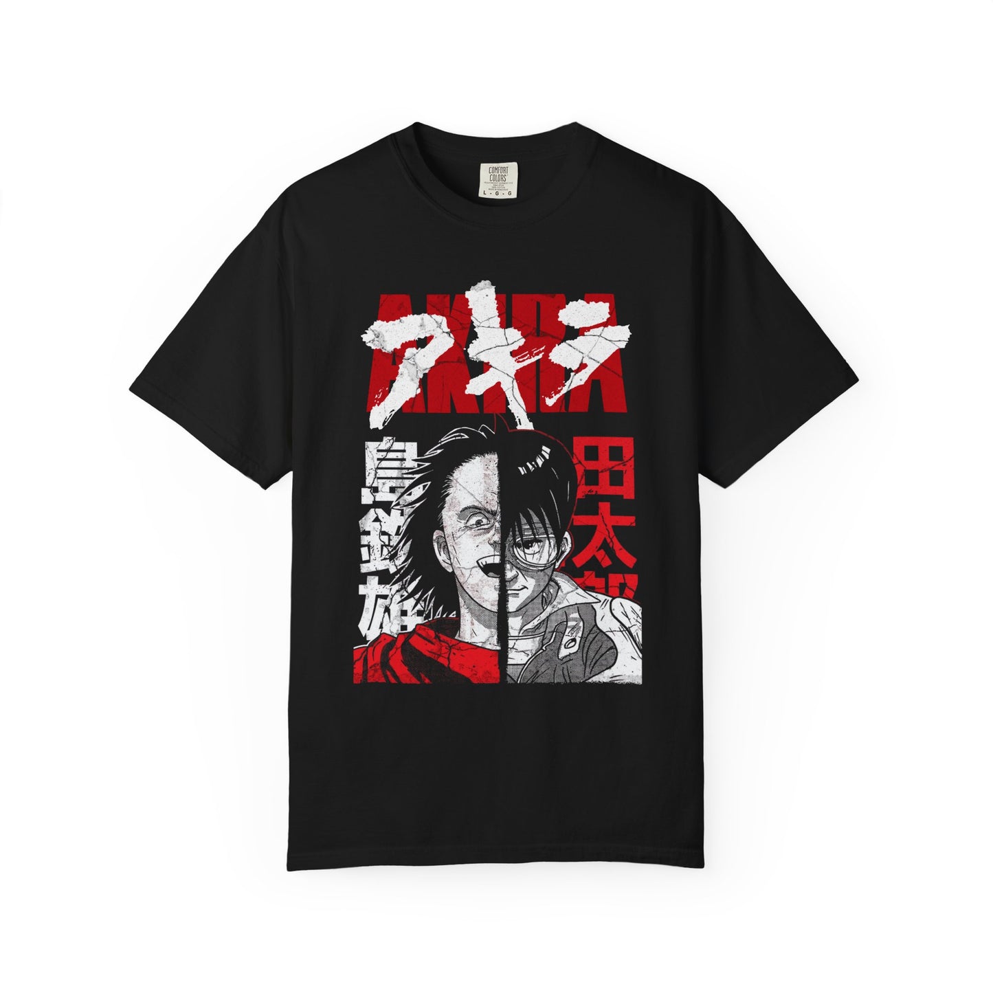 Unique Akira "Tetsuo vs Kaneda" Vintage Anime T-shirt.
