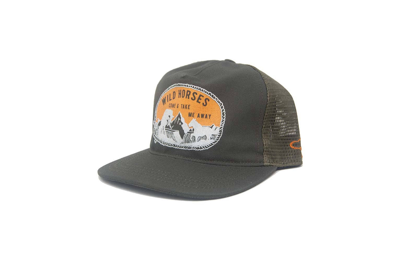 The Ampal Creative - Wild Horses Trucker - Olive