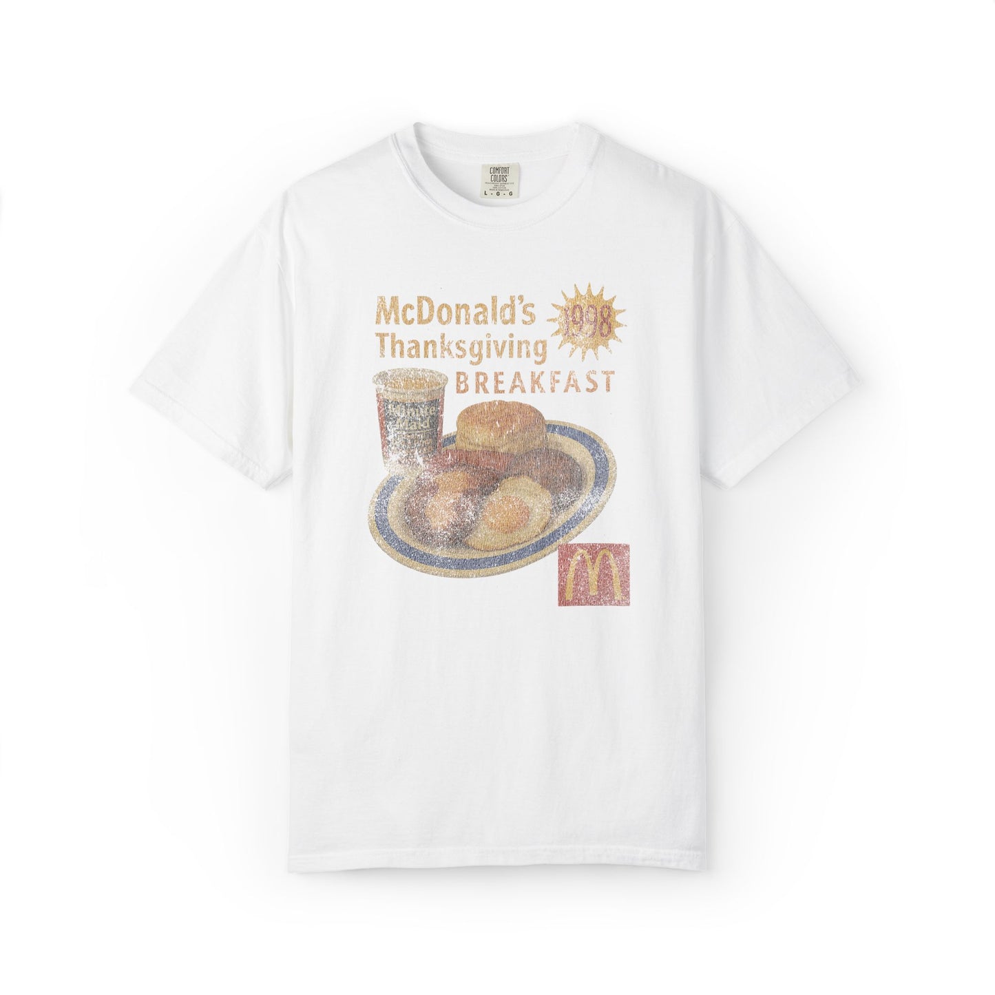 Vintage 1998 Mc Donals Thanksgiving Breakfast T-Shirt