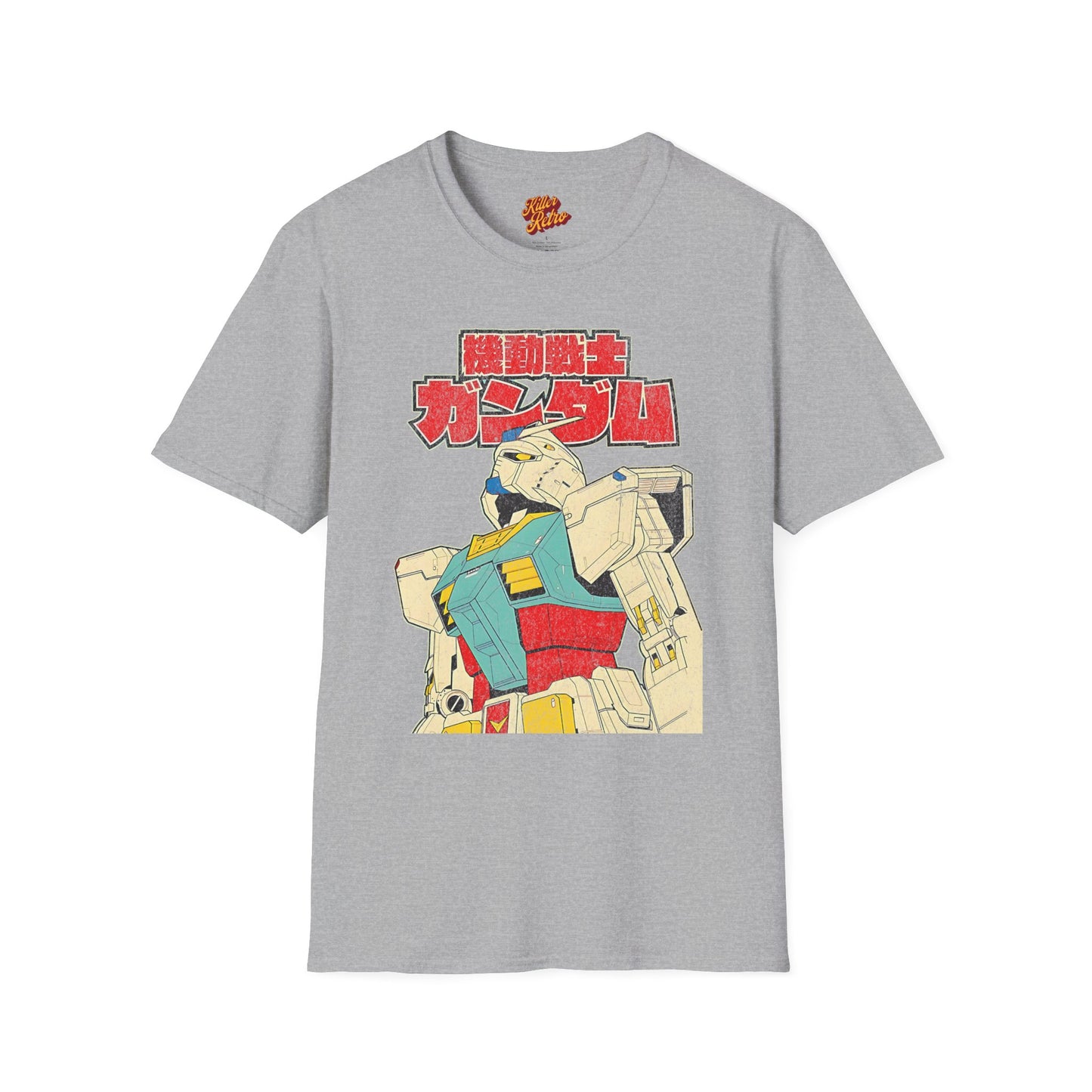 Vintage Mobile Suit Gundam Tee - Retro Japanese Anime T-shirt