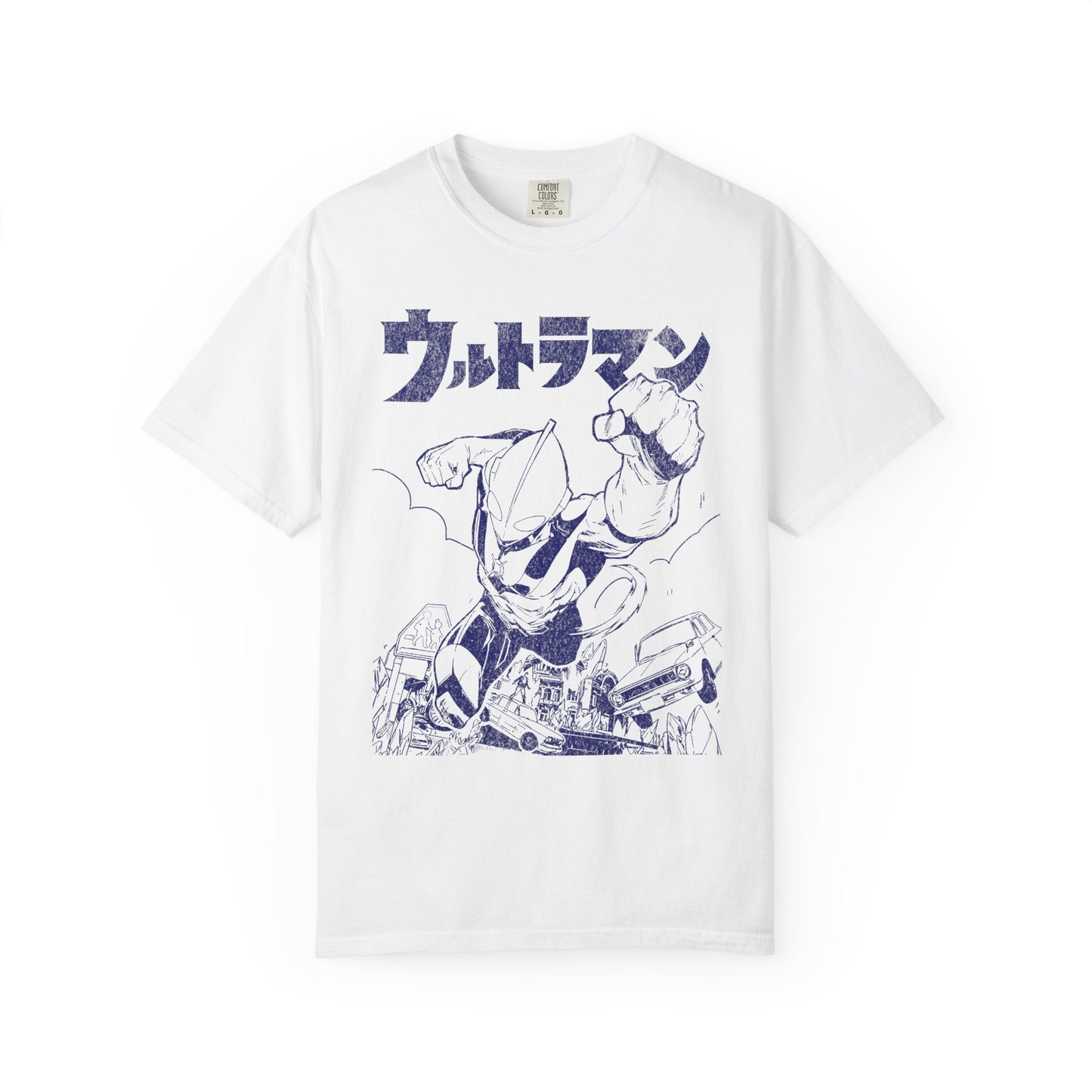 Unique Ultraman Vintage Graphic Tee.