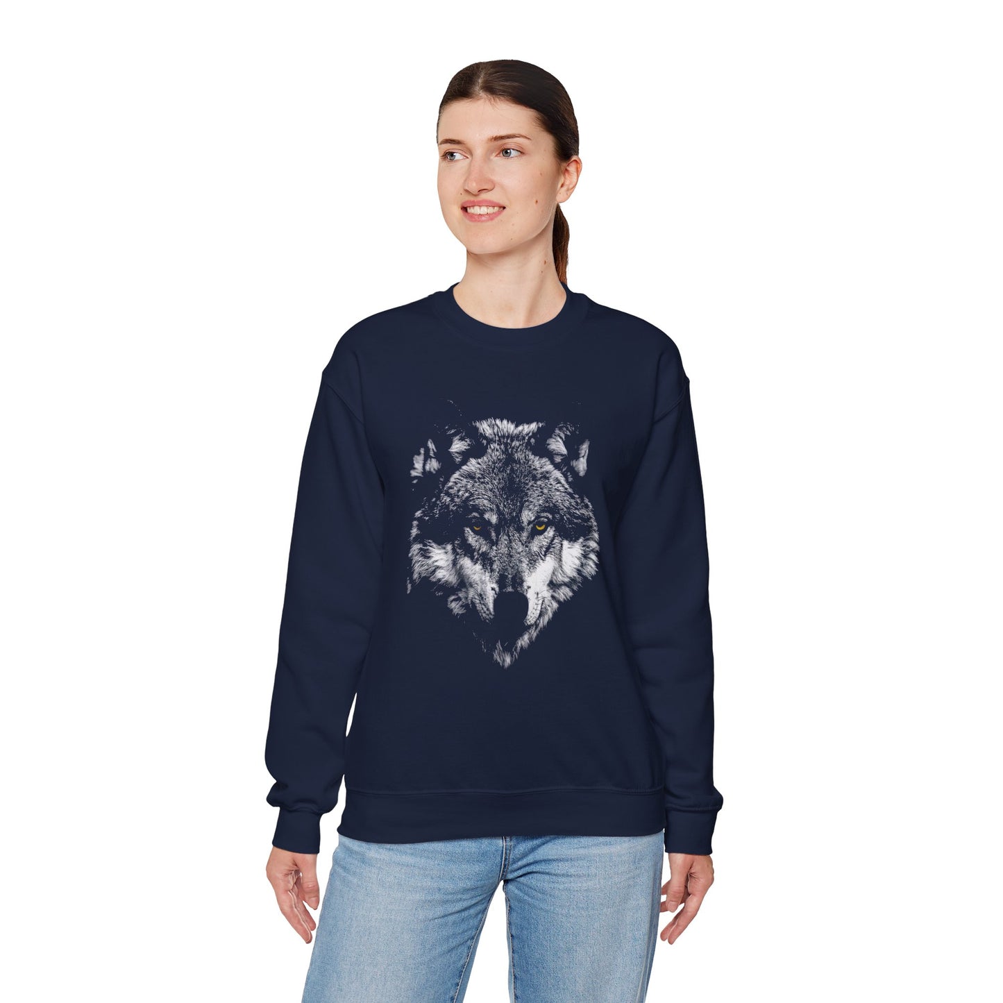 Grey Wolf Crewneck Sweatshirt