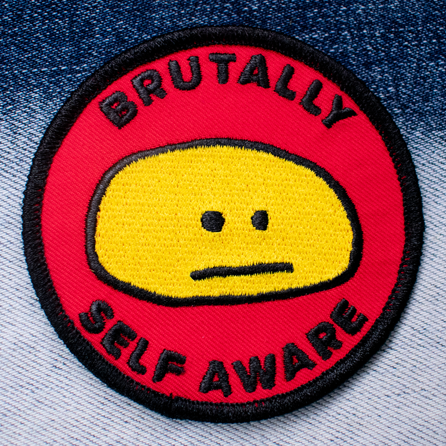 Brutally Self Aware (Iron-On Patch)