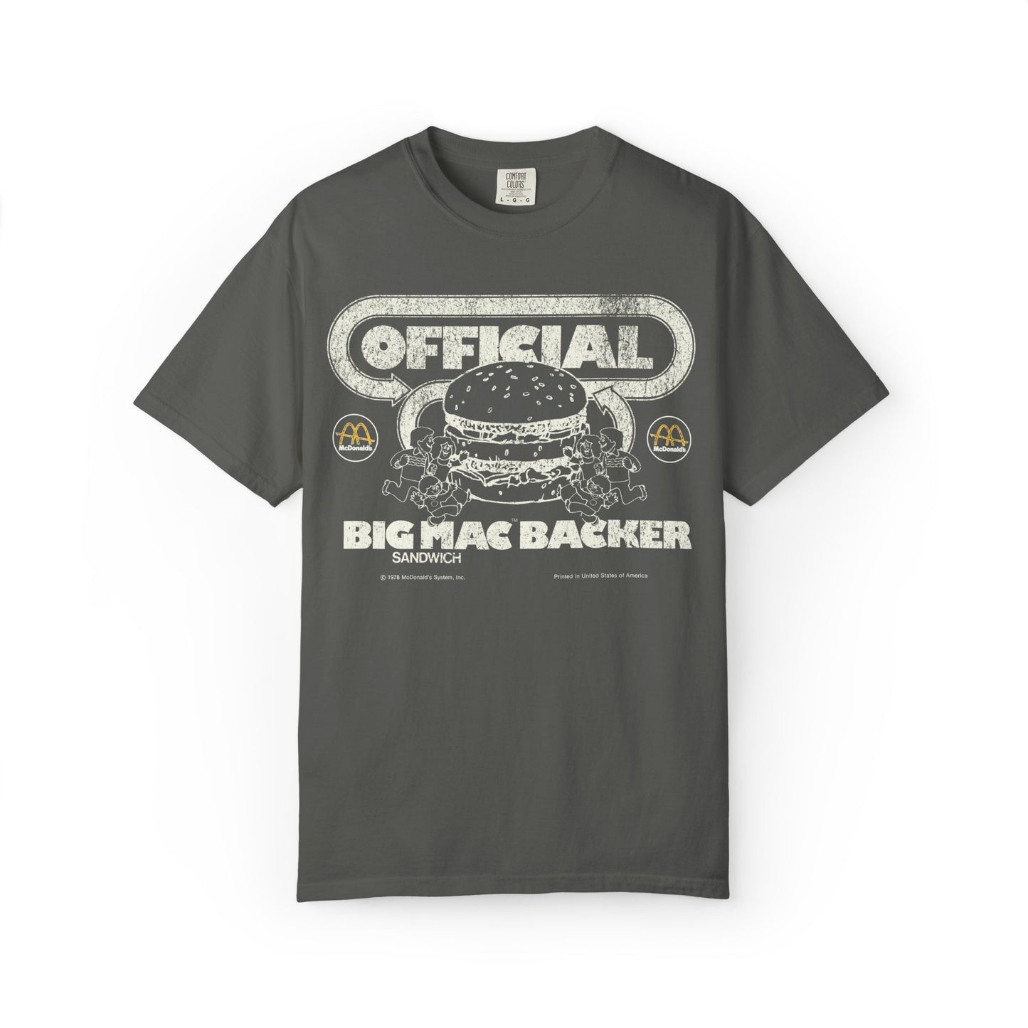 Vintage Restored 1978 Official Big Mac Backer T-Shirt