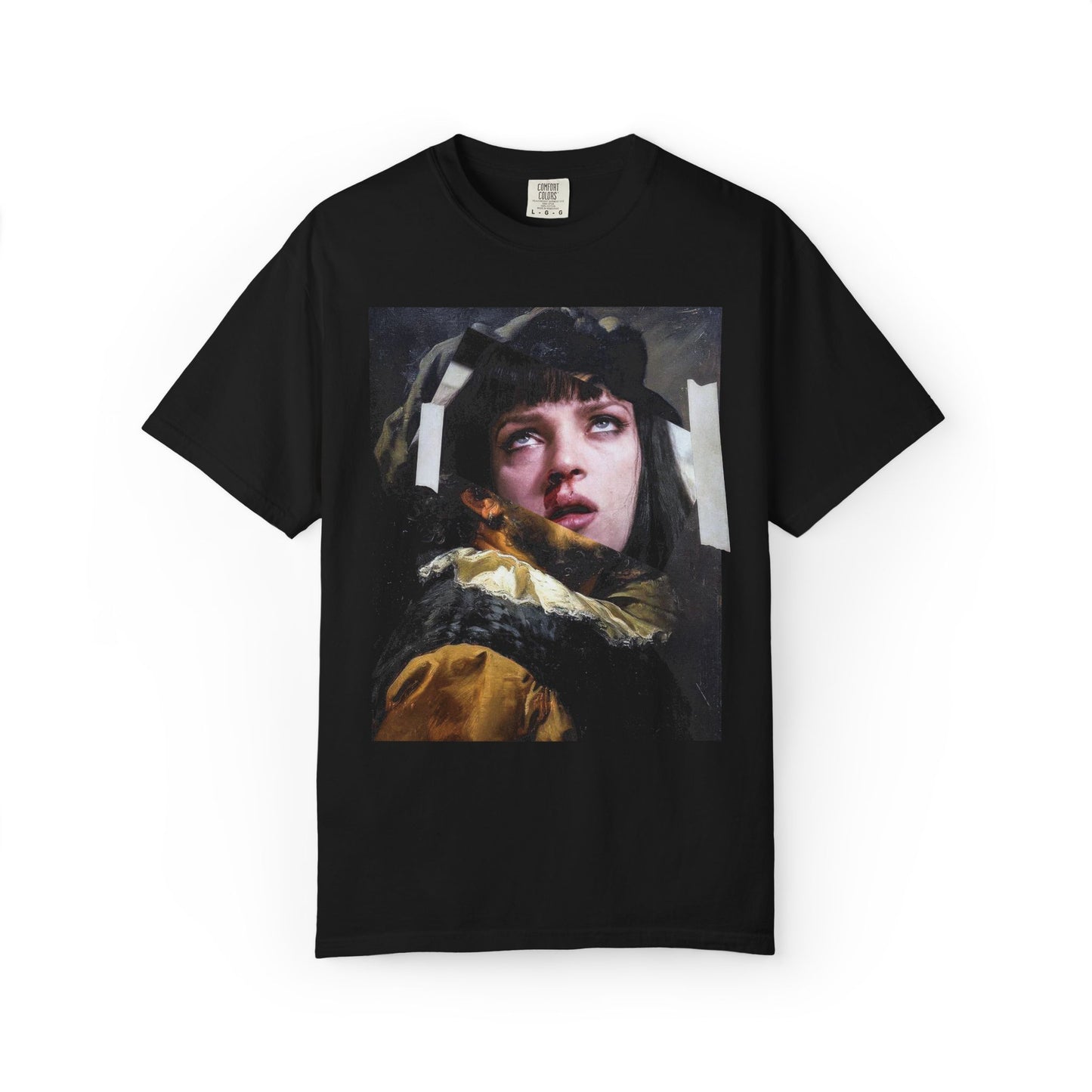Vintage Renaissance Pul Fiction Mashup T-shirt