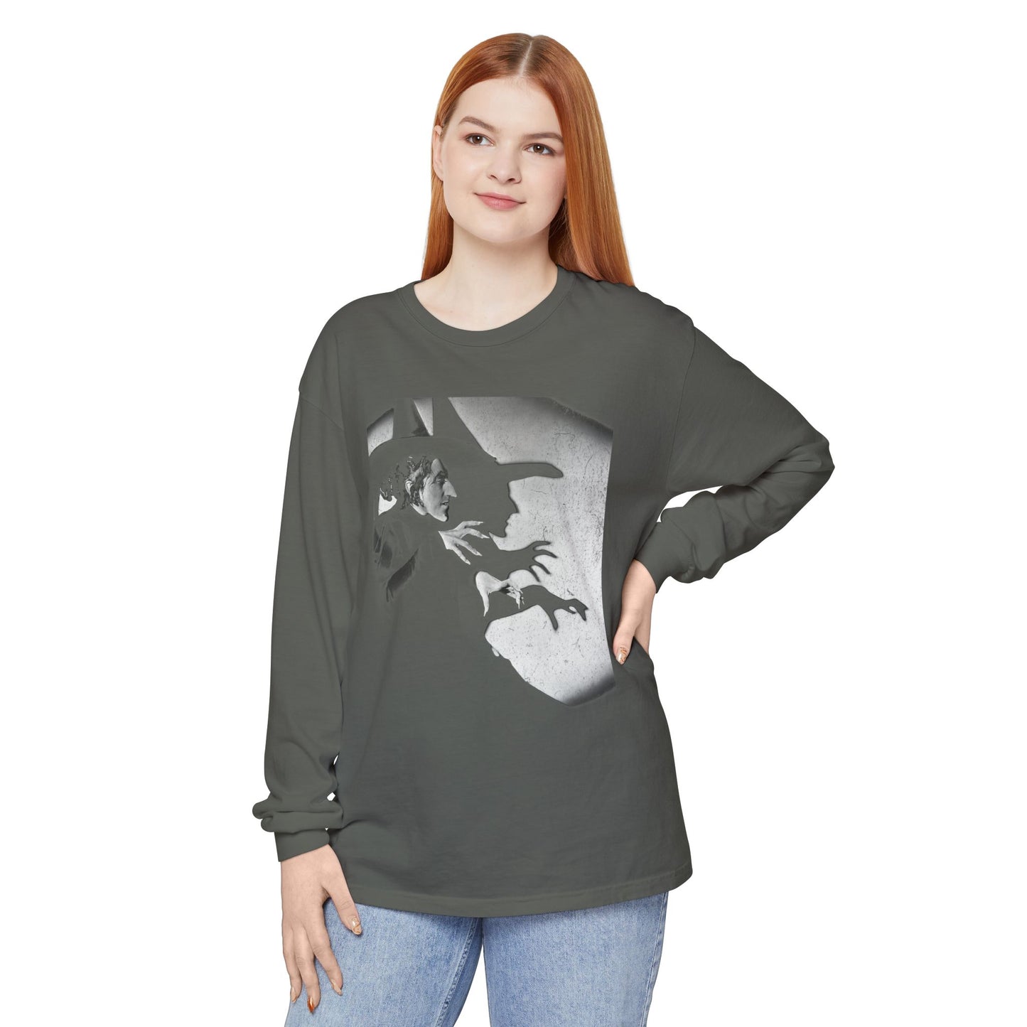 Witch Of The West Long Sleeve Washed Shirt