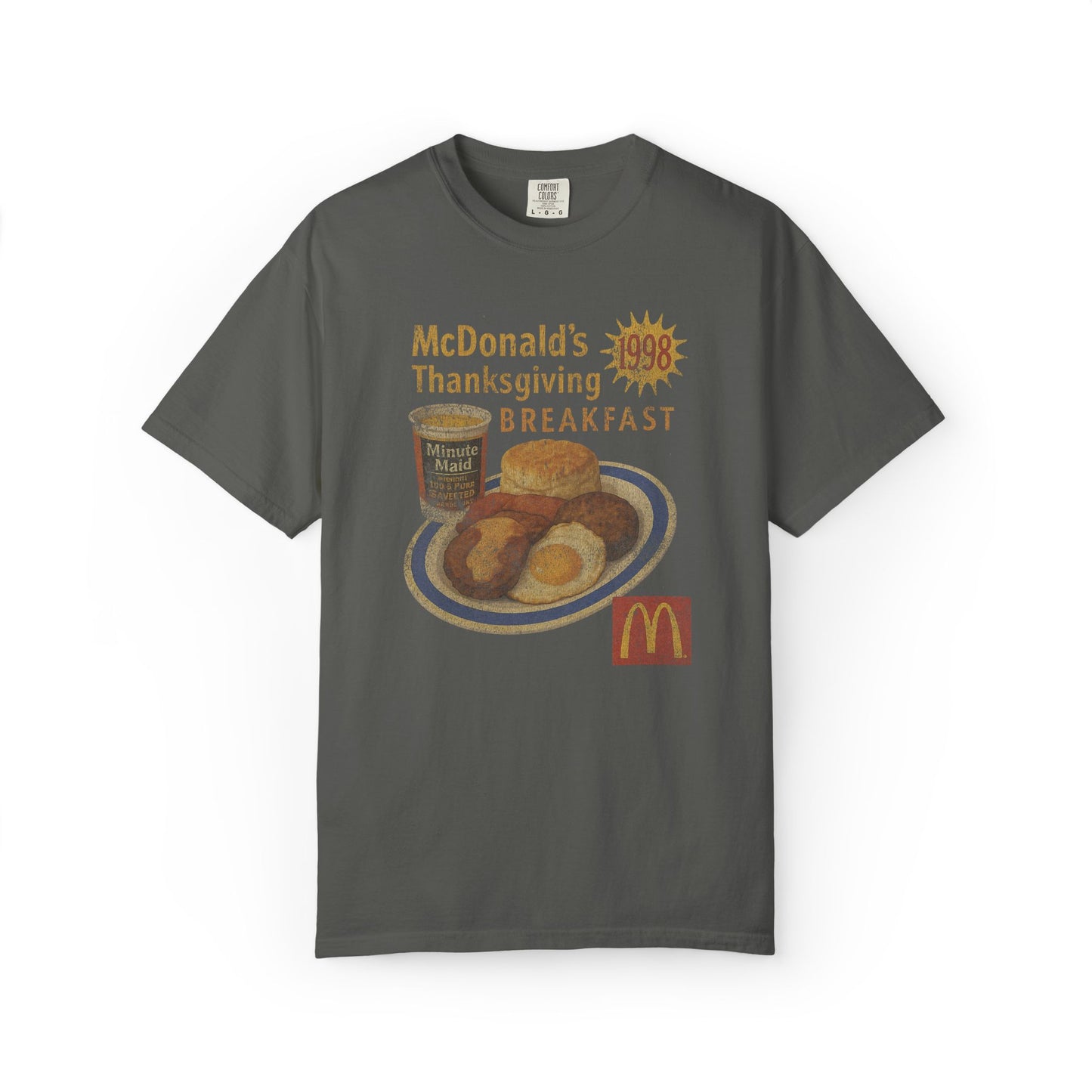 Vintage 1998 Mc Donals Thanksgiving Breakfast T-Shirt
