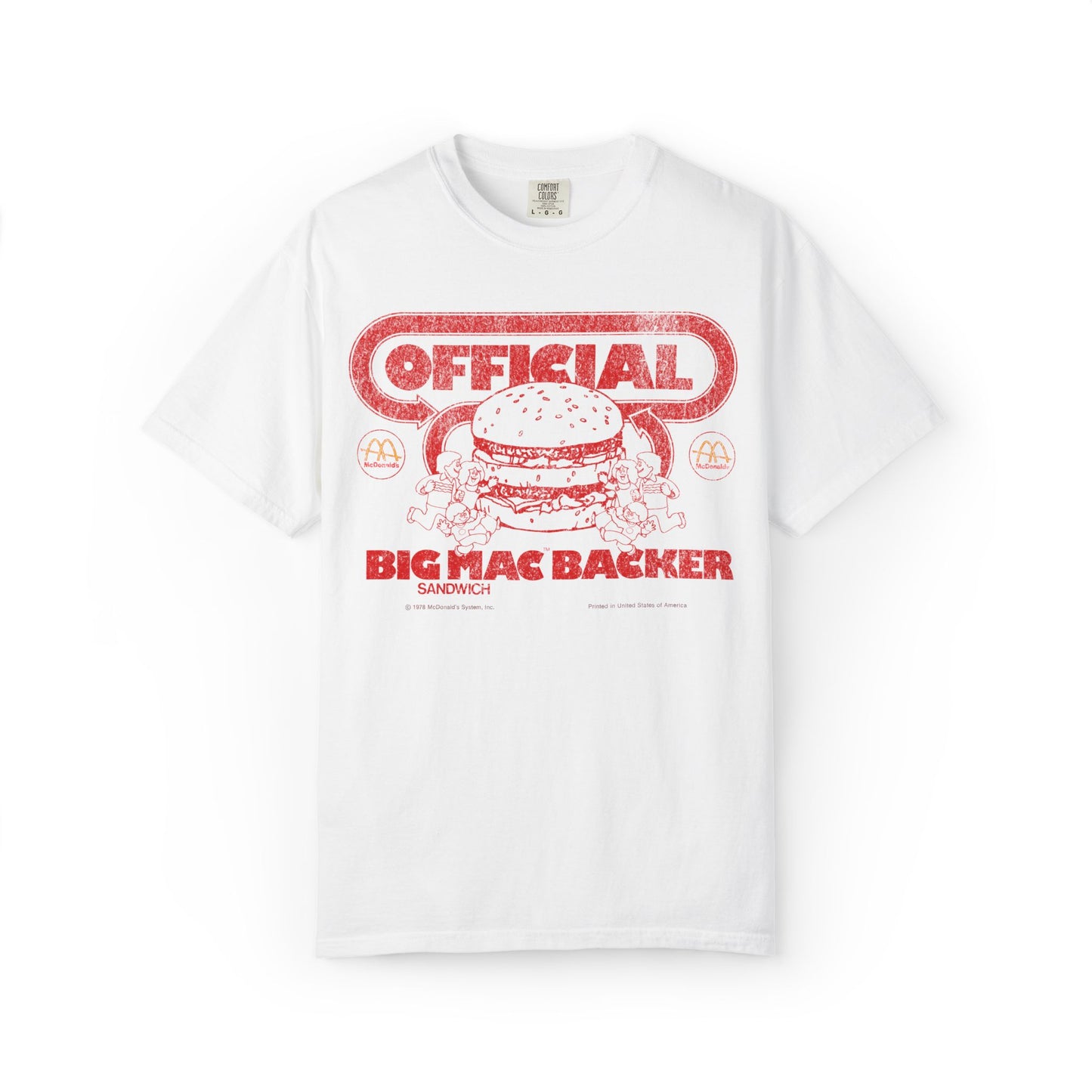 Vintage Restored 1978 Official Big Mac Backer T-Shirt