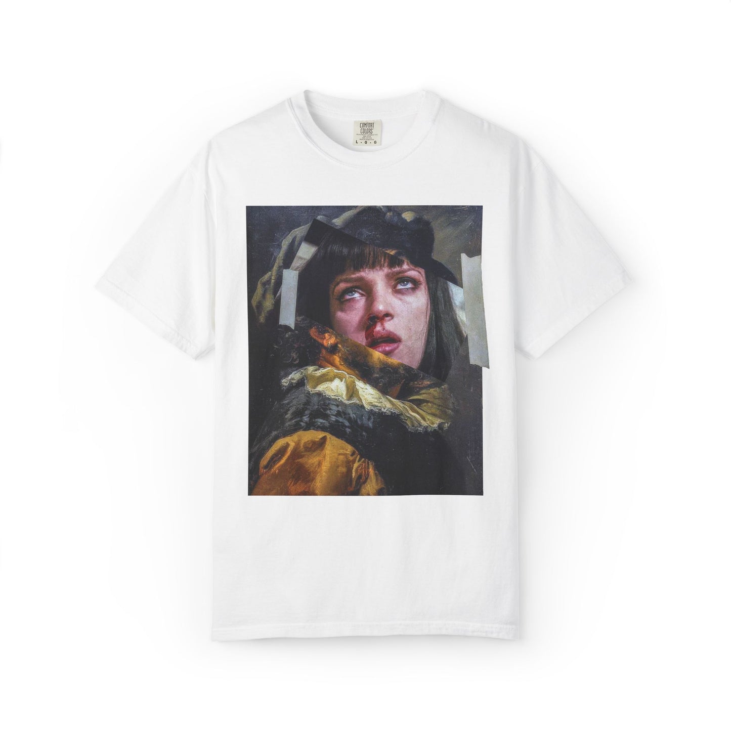 Vintage Renaissance Pul Fiction Mashup T-shirt