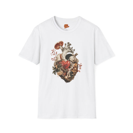 Pastoral Heart Retro Graphic T-Shirt - On Sale Now