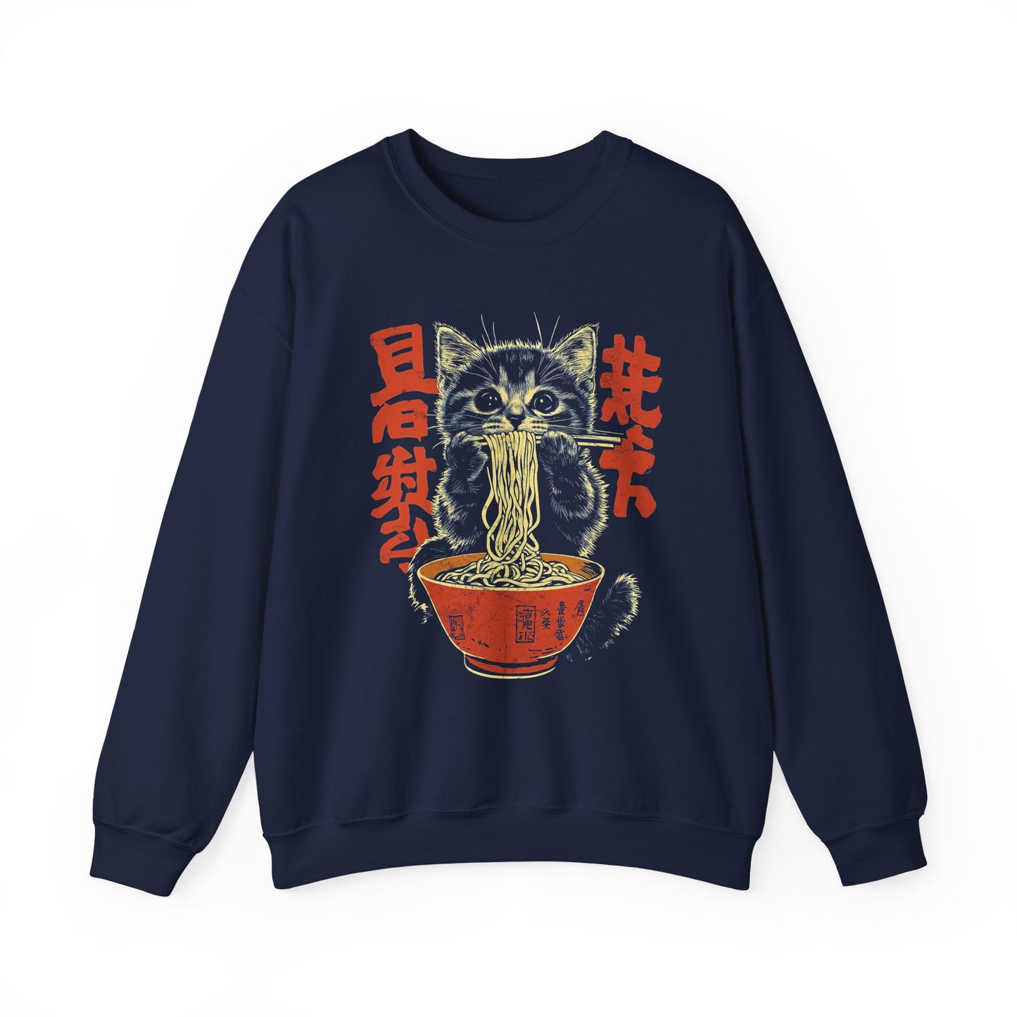 Cat Noodle Lover Crewneck Sweatshirt