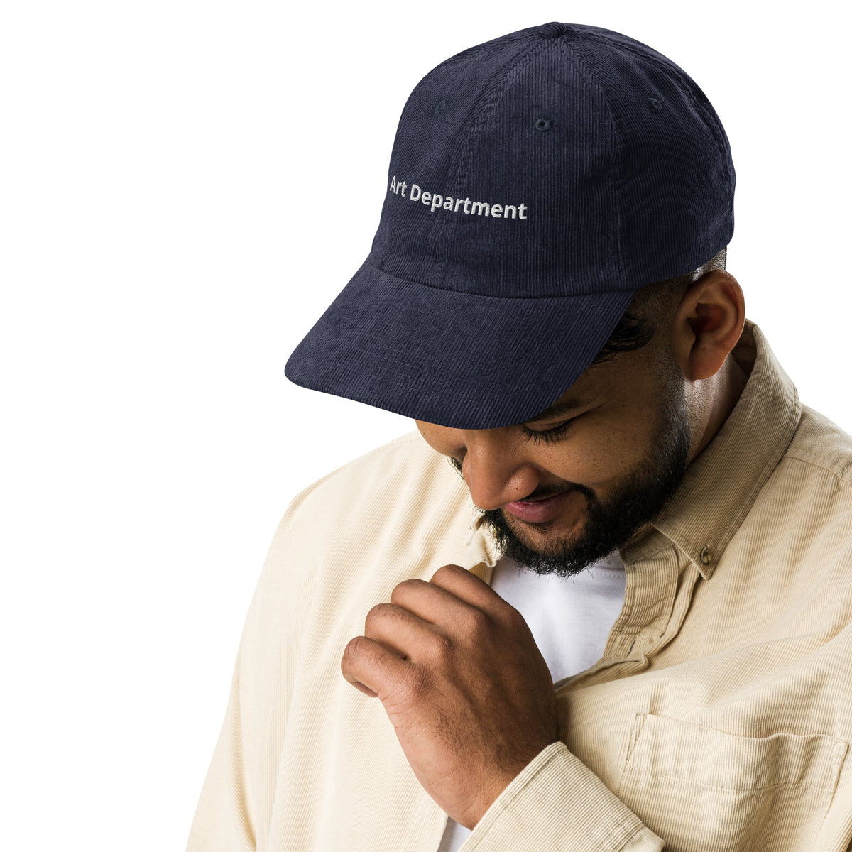 Art Department Embroidered Vintage Corduroy Cap - KILLER RETRO