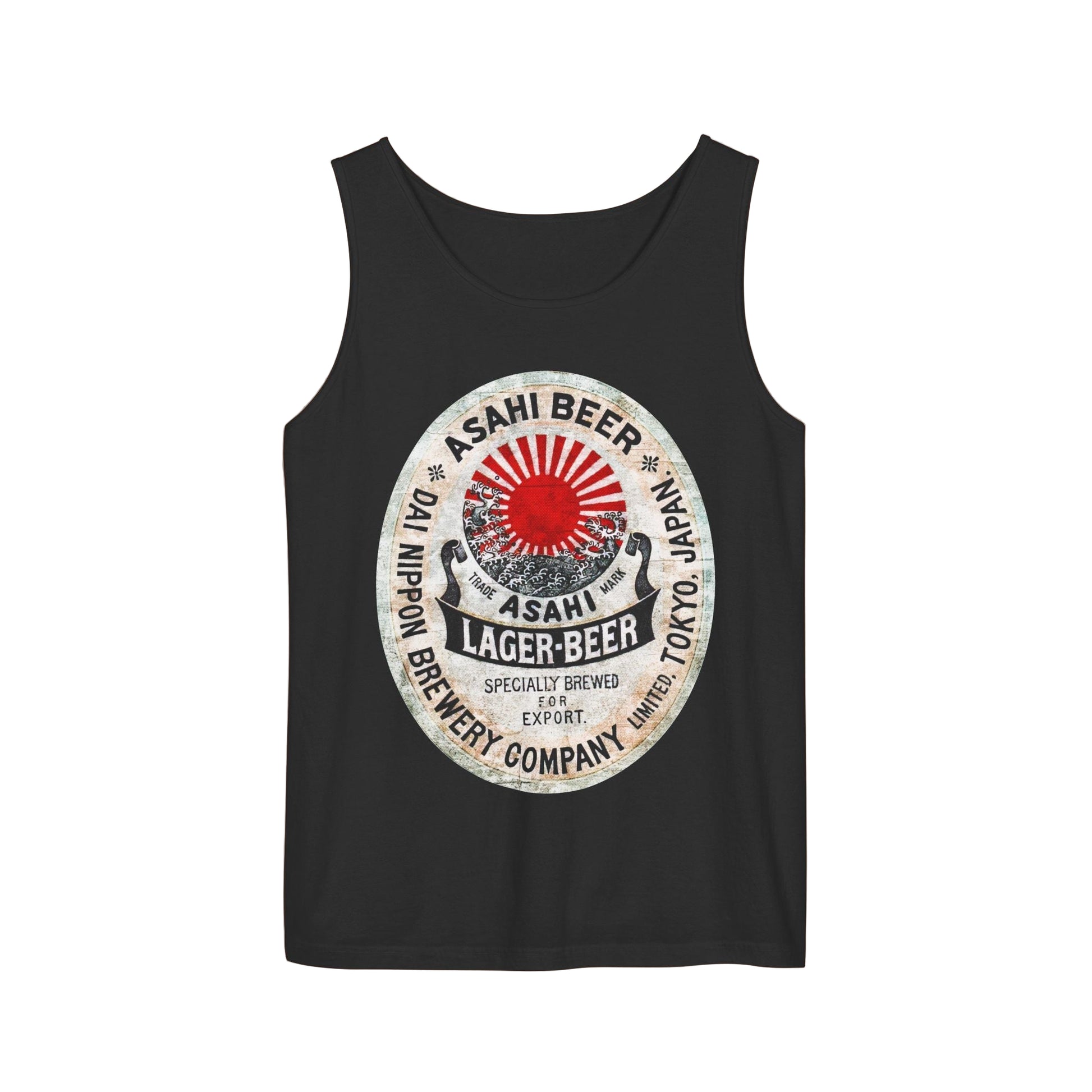 Asahi Vintage Japanese Beer Graphic Tank Top, Unisex Summer Shirt, Festival Wear, Gifts for Beer Lovers, Casual Outdoor Tank, Comfort Colors - KILLER RETRO