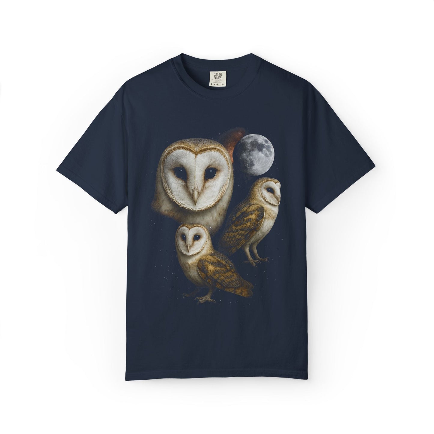 Barn Owls And The Moon 90's Meme Vintage Tee. - KILLER RETRO