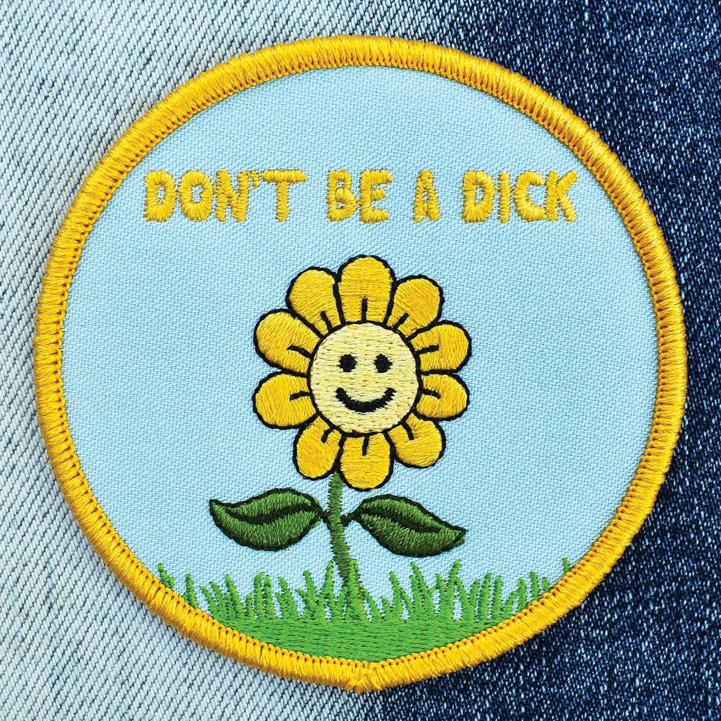 Don't Be a Dick (Iron-On Patch)