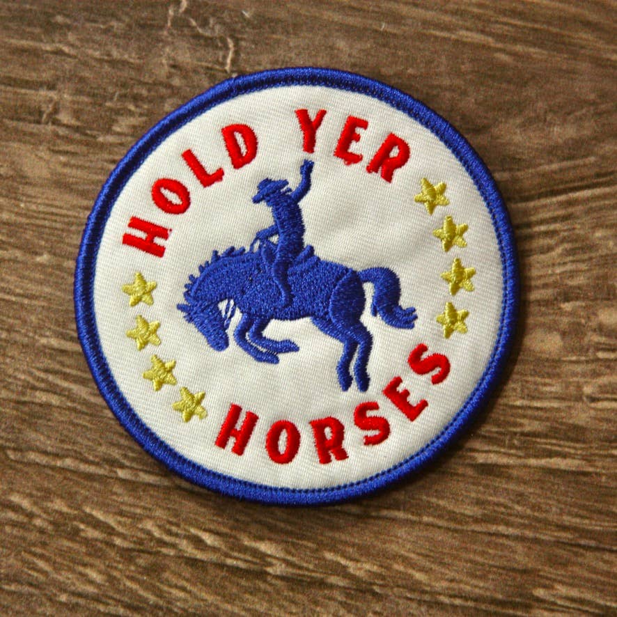NateDuval.com - HOLD YER HORSES PATCH