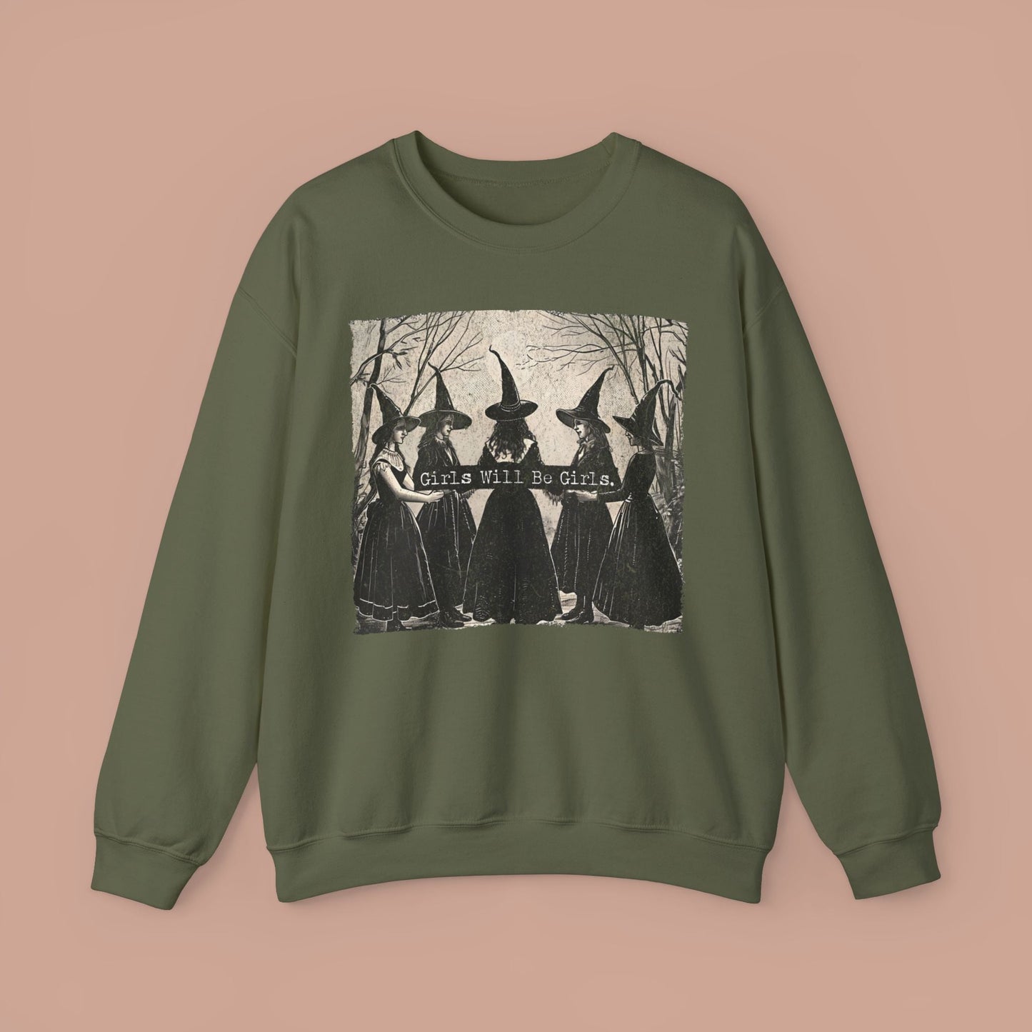 Girls Will Be Girls, Witch Sweatshirt - KILLER RETRO