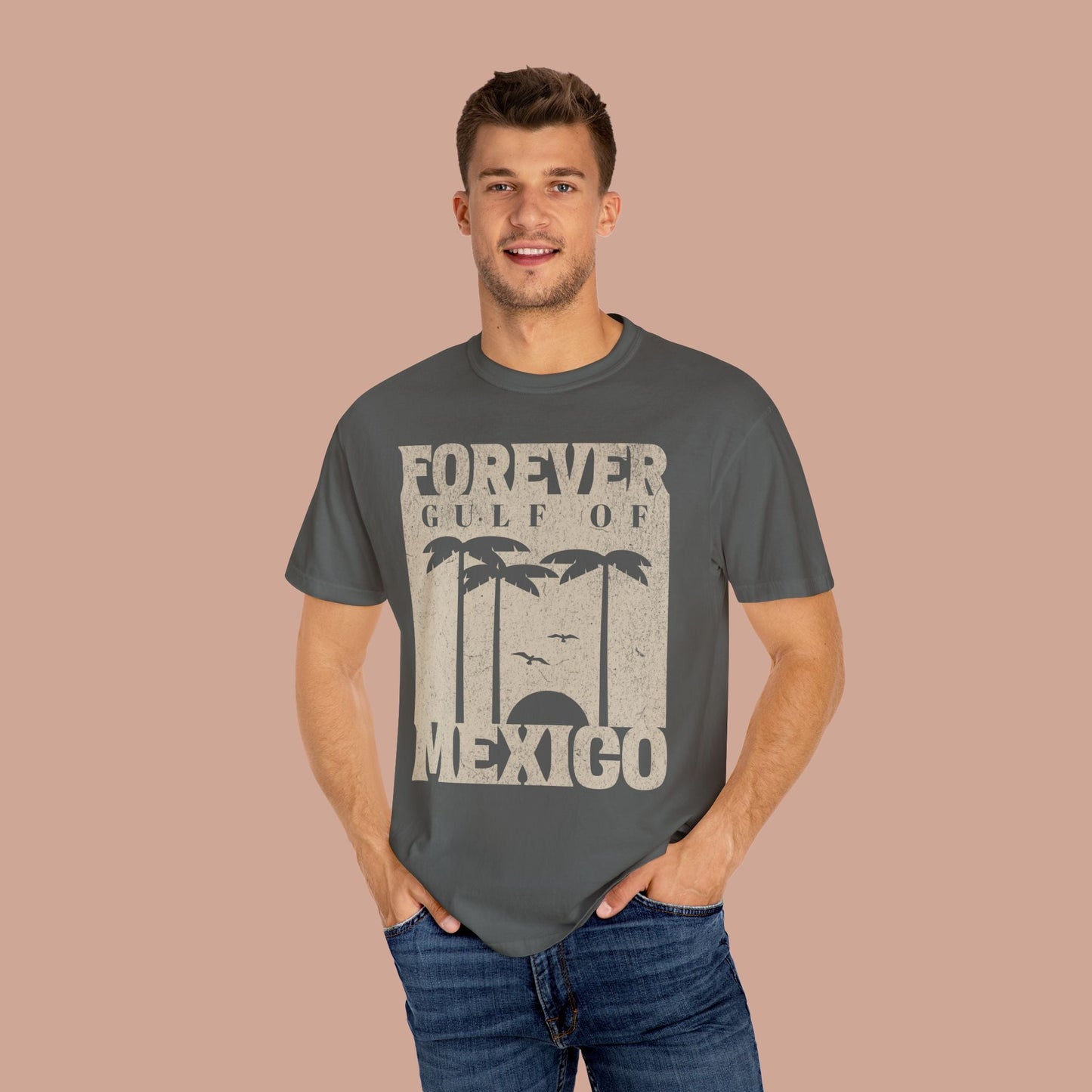 Gulf Of Mexico T-Shirt, Vintage Style Graphic Tee for Environmental Advocates, Unique Gift for Political Apparel Enthusiasts, Comfort Colors - KILLER RETRO