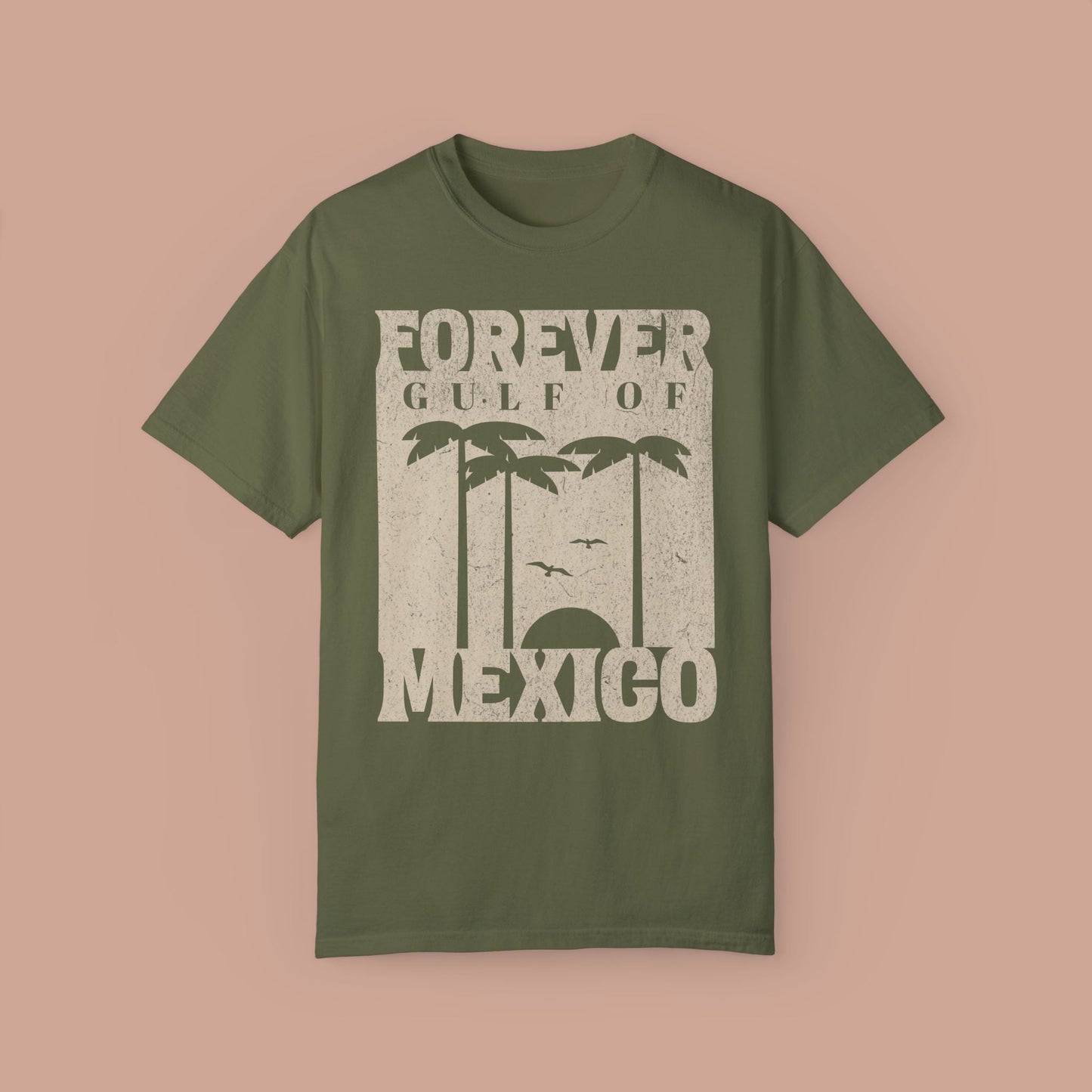 Gulf Of Mexico T-Shirt, Vintage Style Graphic Tee for Environmental Advocates, Unique Gift for Political Apparel Enthusiasts, Comfort Colors - KILLER RETRO