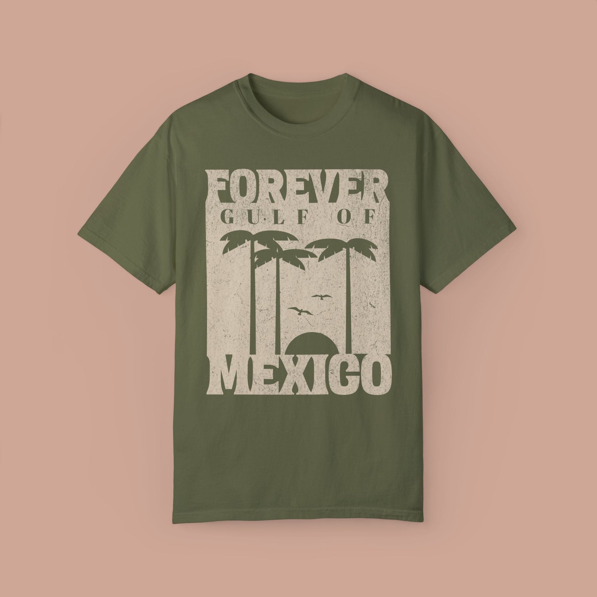 Gulf Of Mexico T-Shirt, Vintage Style Graphic Tee for Environmental Advocates, Unique Gift for Political Apparel Enthusiasts, Comfort Colors - KILLER RETRO