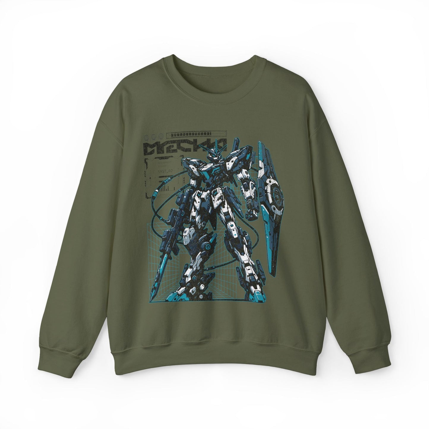 Mecha Vintage Gundam Daimos Style Japanese Anime Sweatshirt - KILLER RETRO