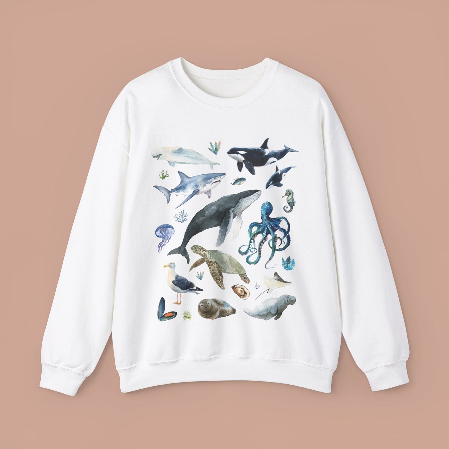 Ocean Animals Sweatshirt - KILLER RETRO