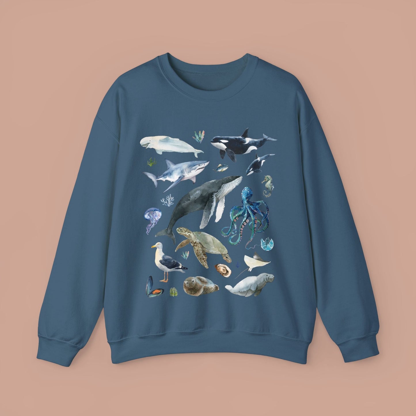 Ocean Animals Sweatshirt - KILLER RETRO