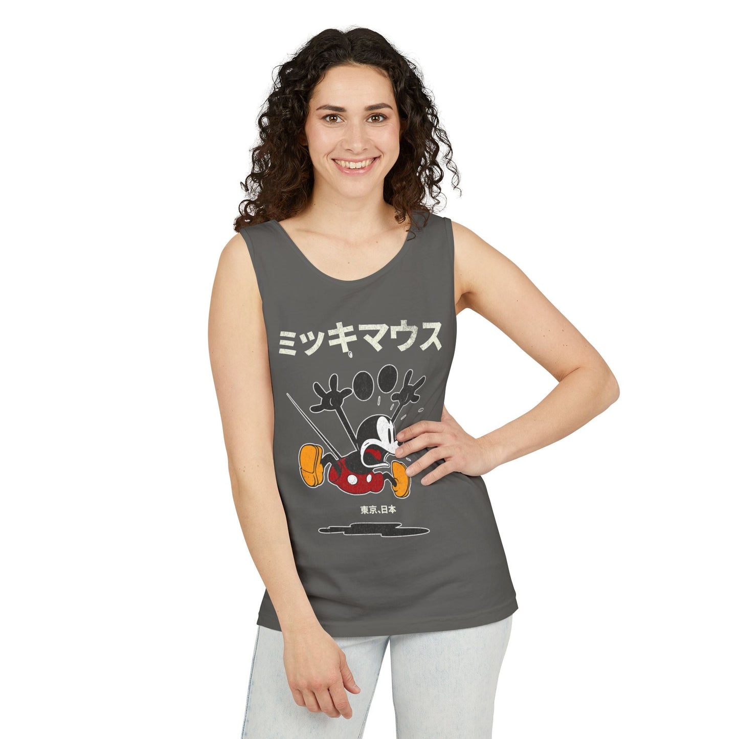 Retro Japanese Mickey Mouse Tank Top - KILLER RETRO