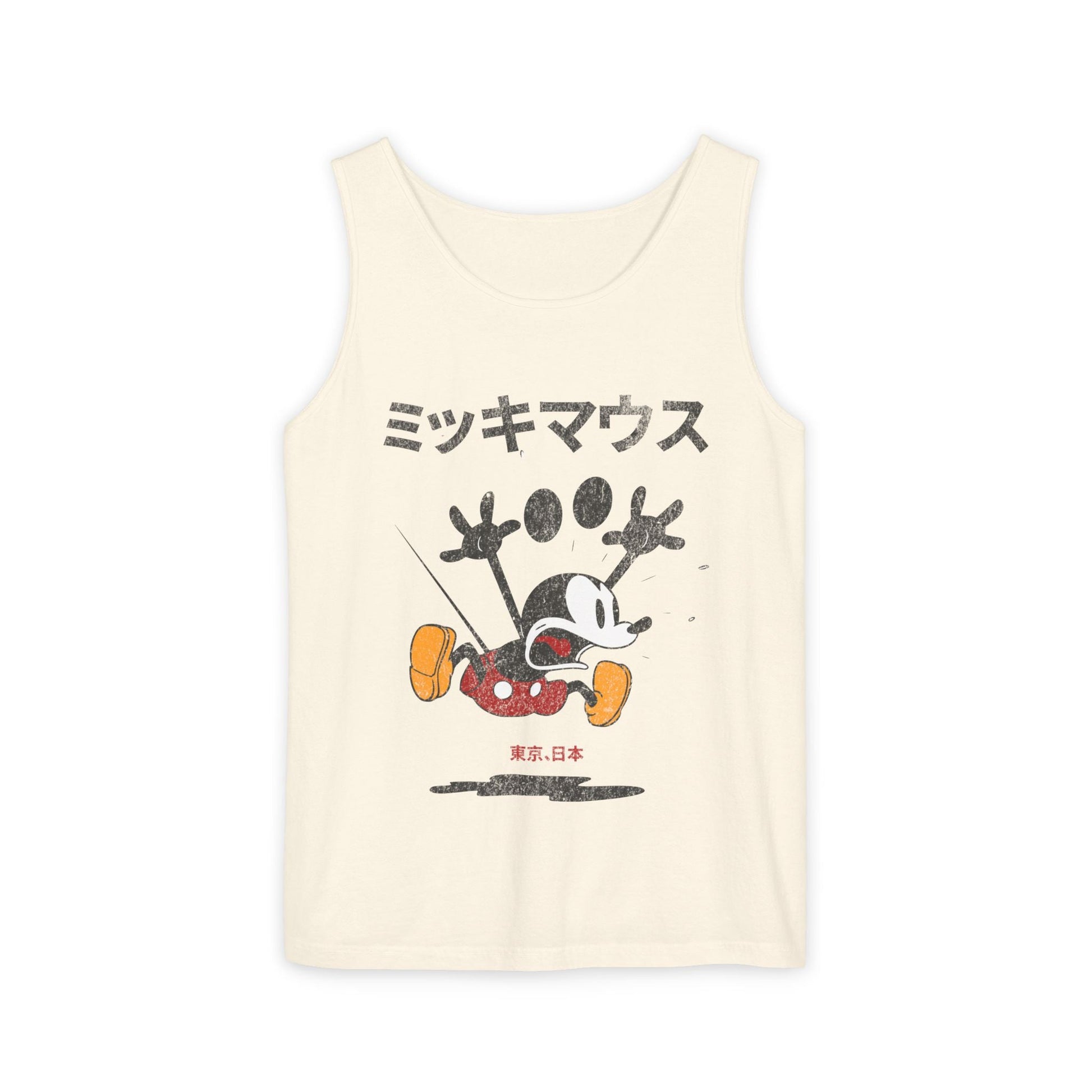 Retro Japanese Mickey Mouse Tank Top - KILLER RETRO
