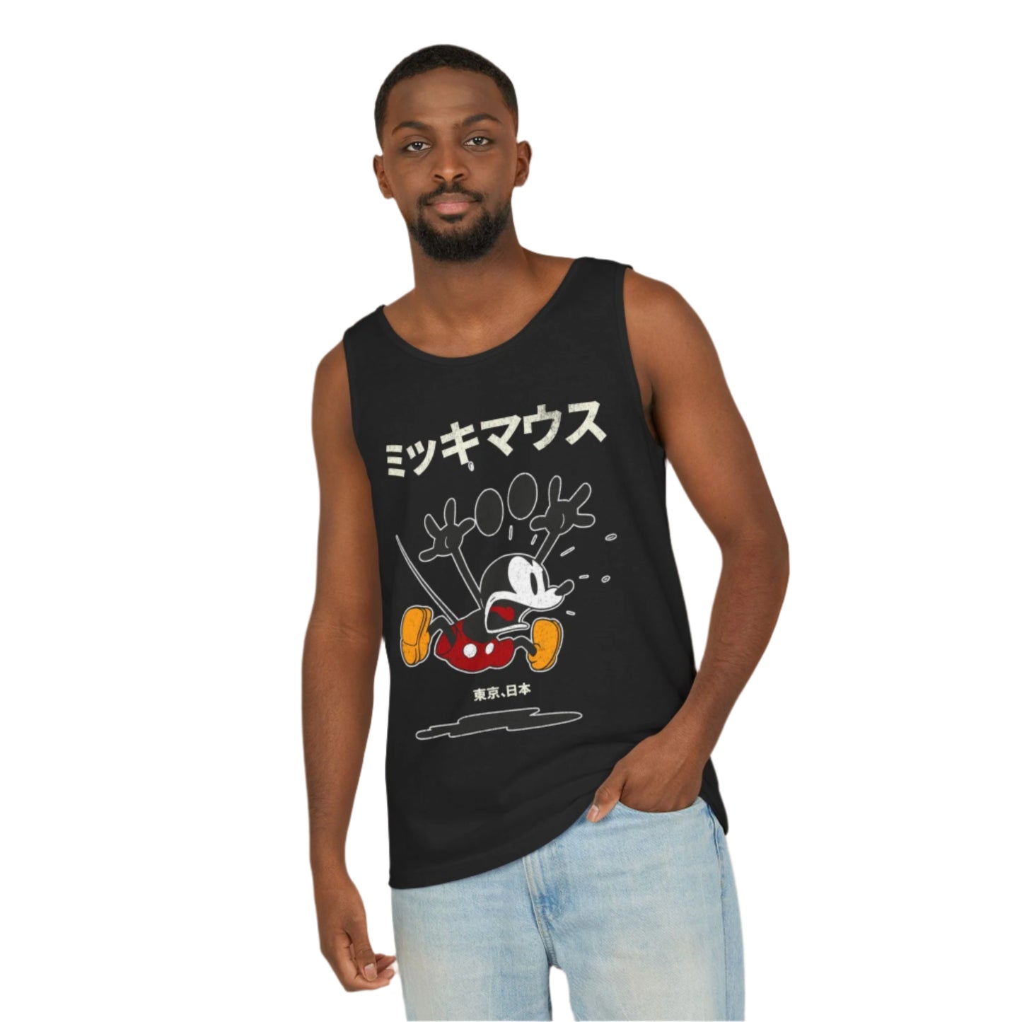 Retro Japanese Mickey Mouse Tank Top - KILLER RETRO