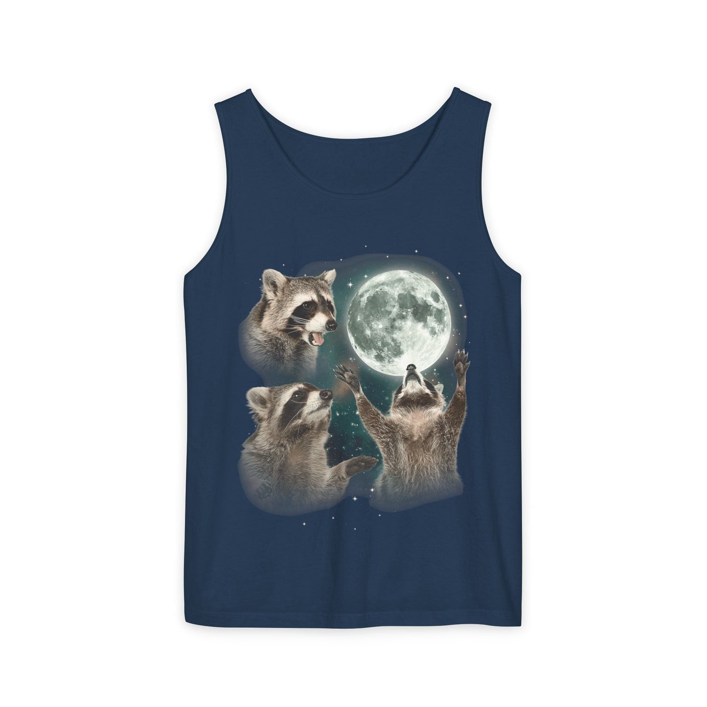 Retro Raccoons and Moon 90's Tank Top - KILLER RETRO