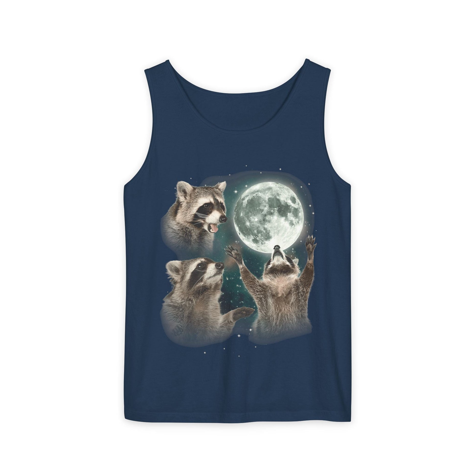 Retro Raccoons and Moon 90's Tank Top - KILLER RETRO