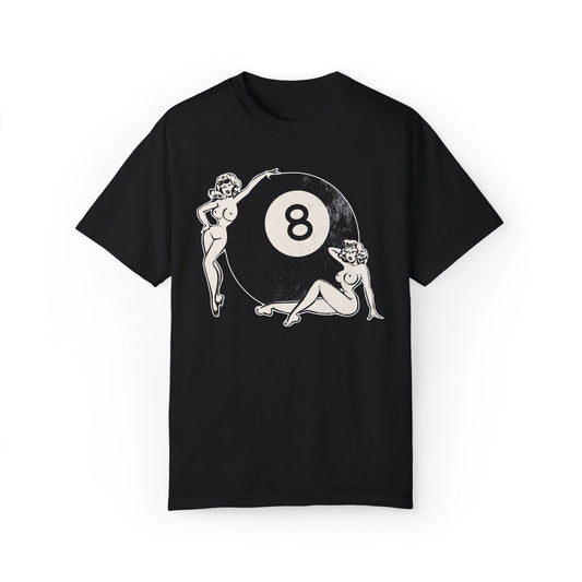 Vintage 8 Ball 50's 60's Style Graphic Unisex T-Shirt - KILLER RETRO
