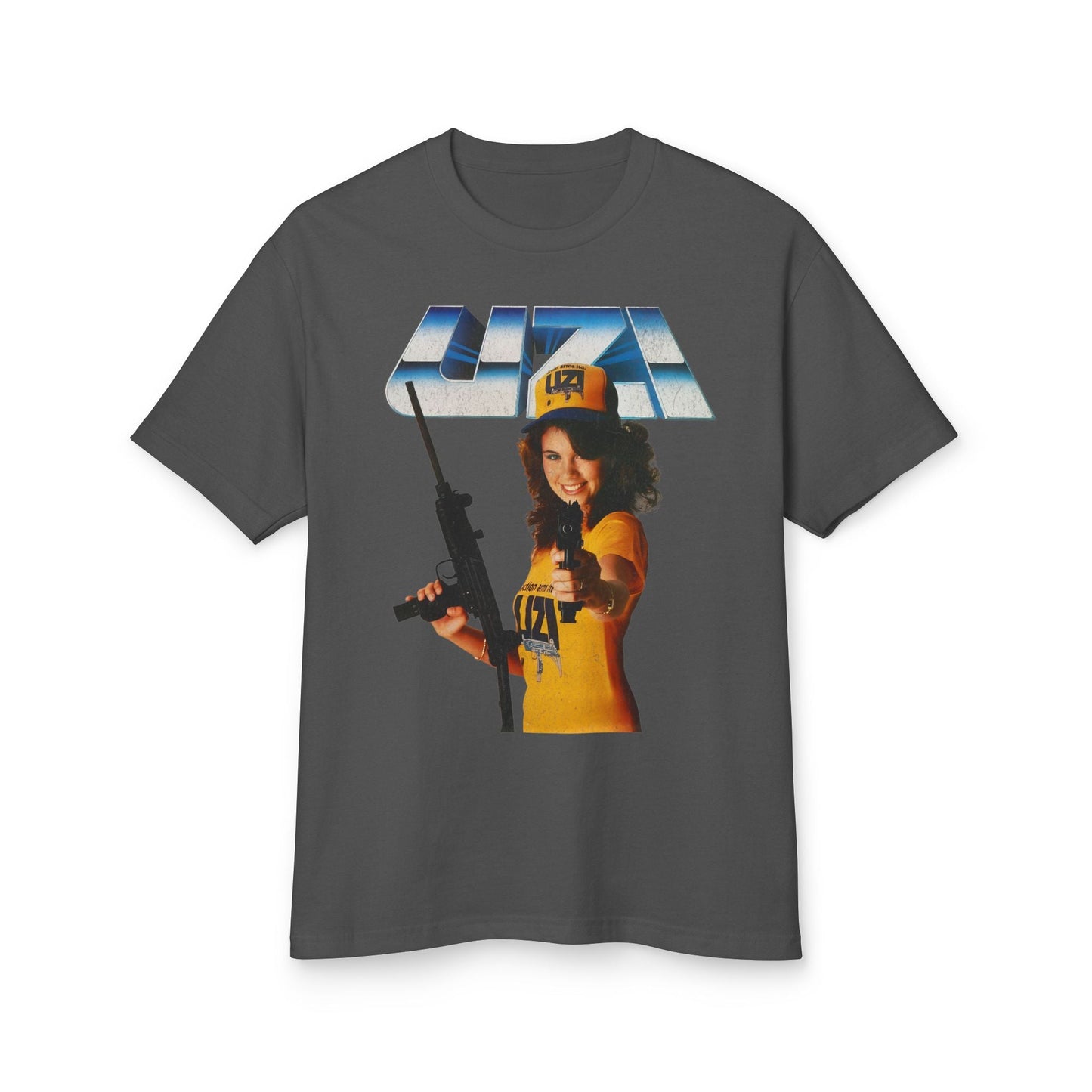 Vintage 80s Retro Gun Ad Graphic Tee. - KILLER RETRO