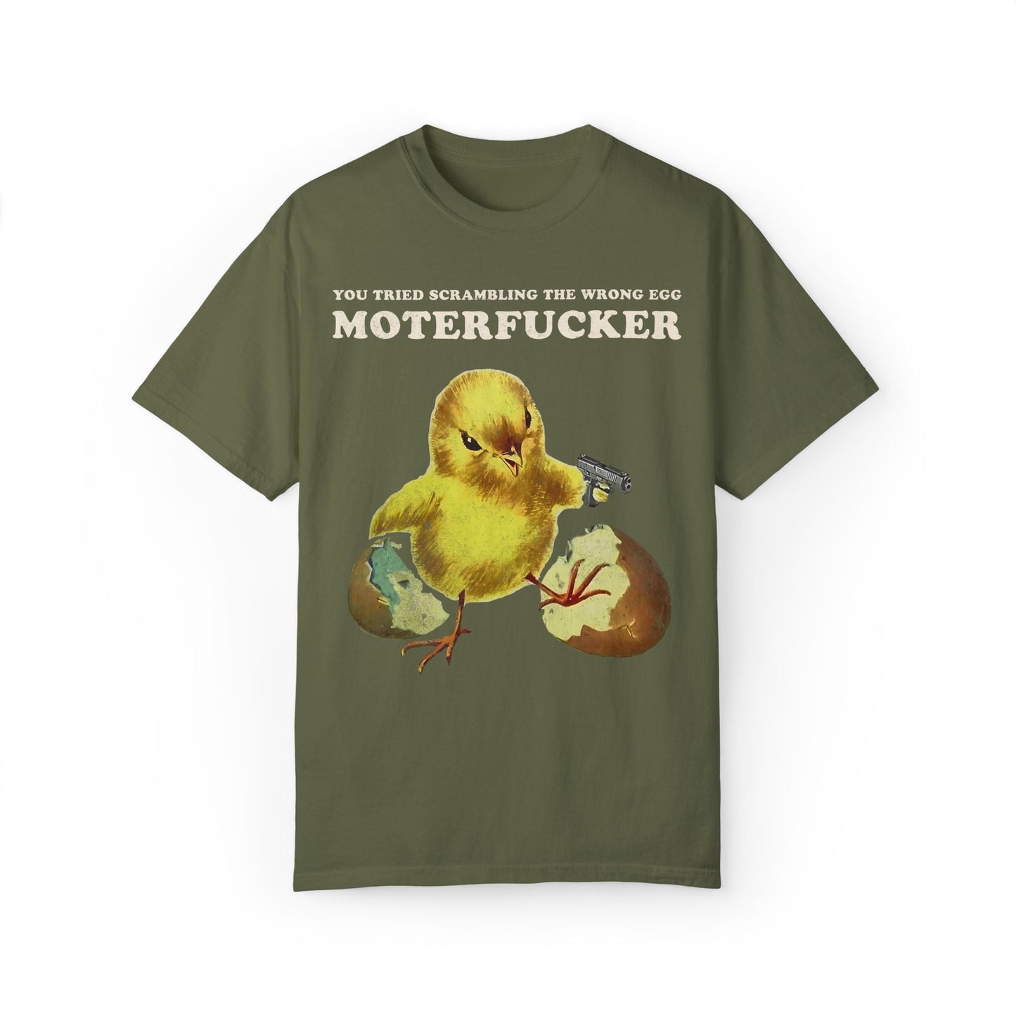Vintage Angry Chick Funny Graphic Tee. - KILLER RETRO