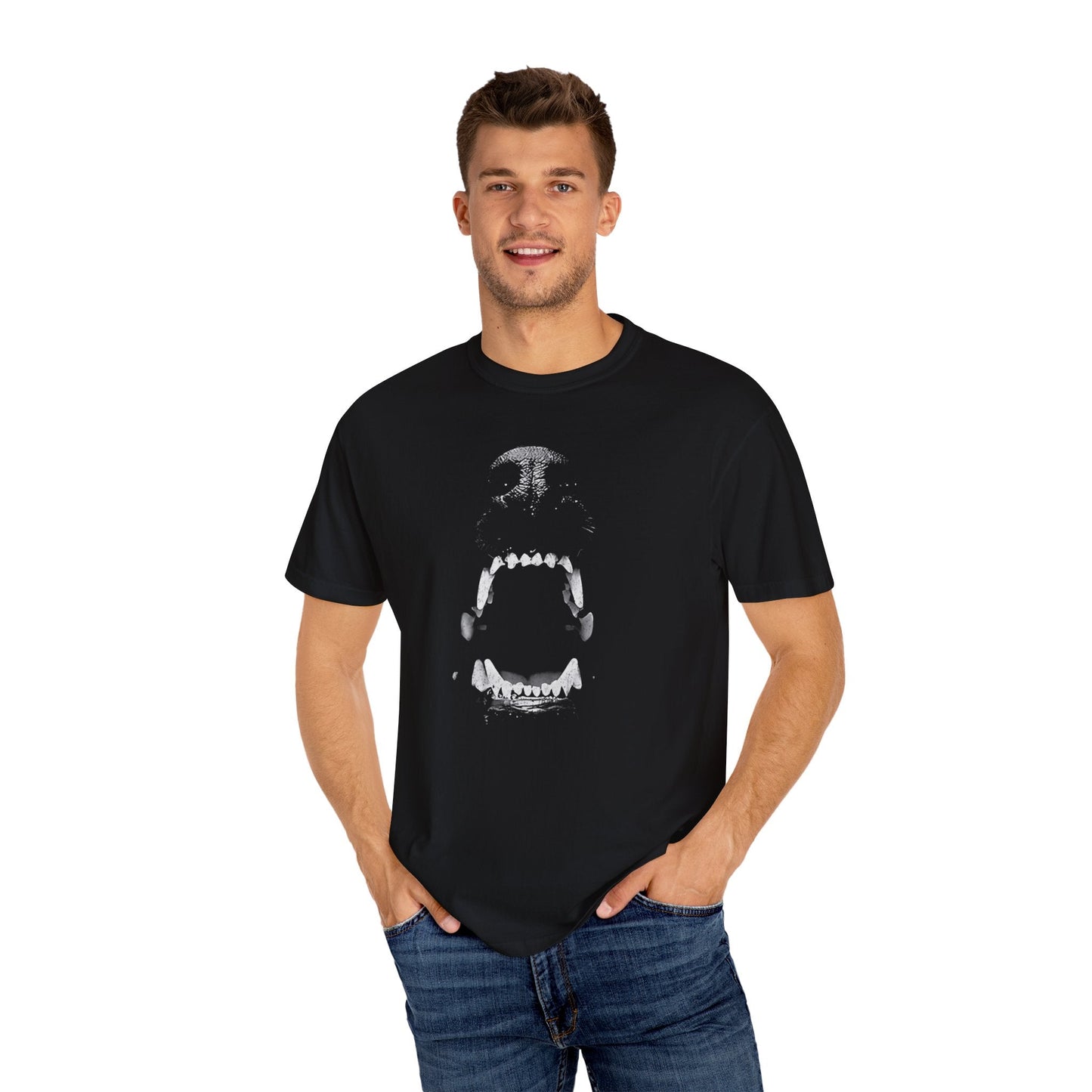 Vintage Dog Mouth T-shirt. Retro Doberman Tee - KILLER RETRO
